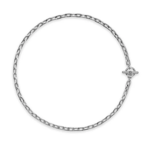 DY Madison Toggle Chain Necklace in Sterling Silver, 18"