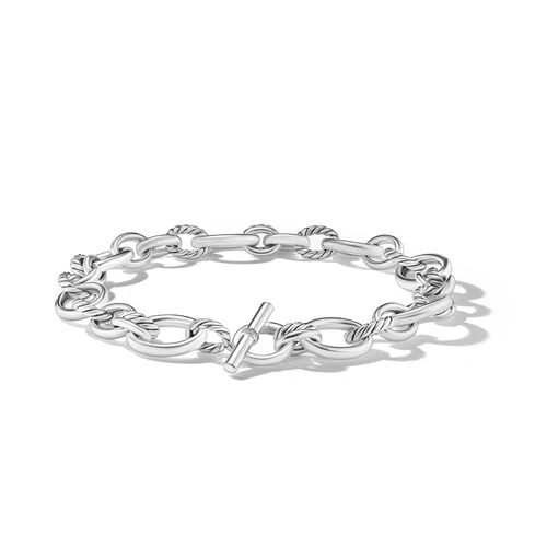 DY Mercer Necklace in Sterling Silver with Pavé Diamonds - Image 2