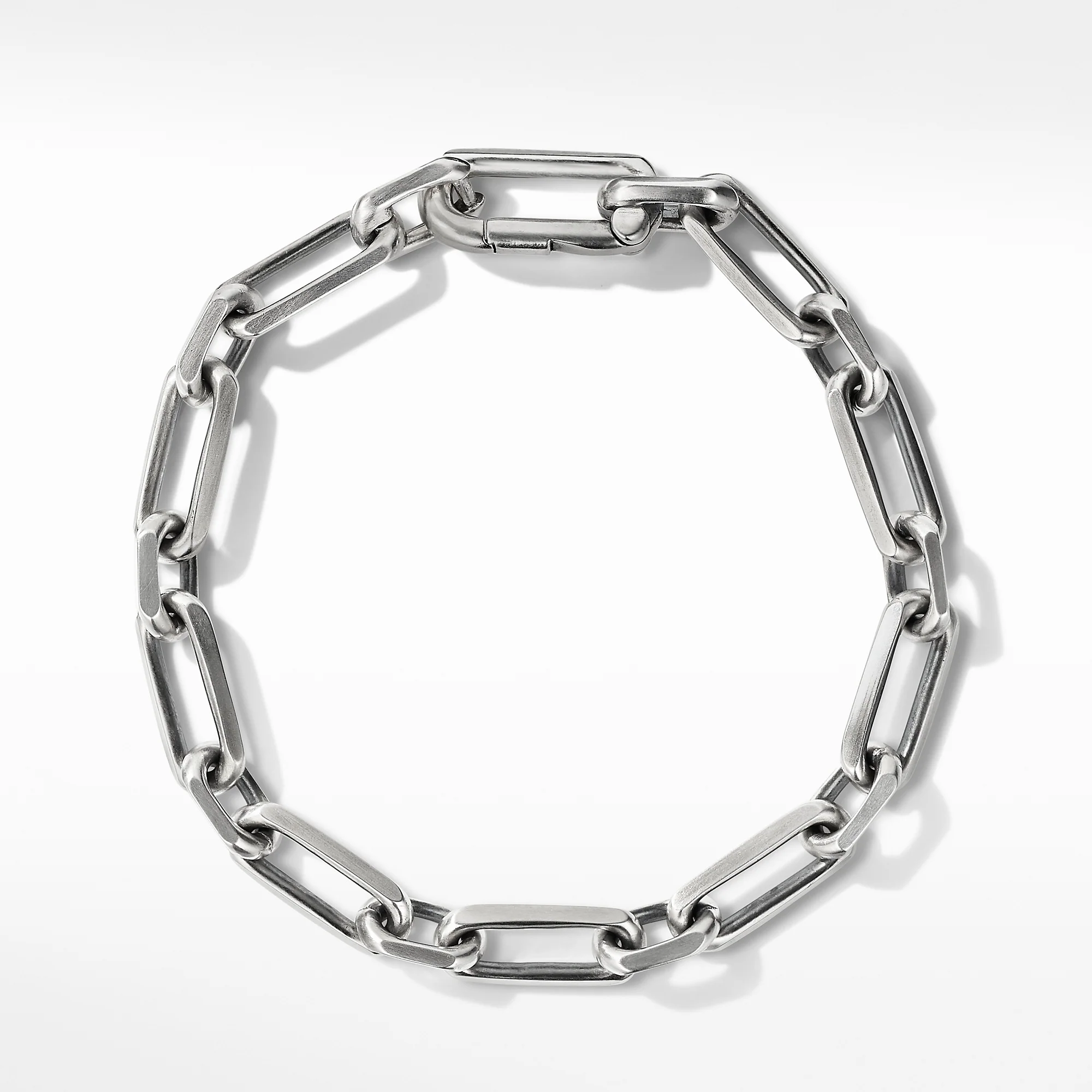 Elongated Open Link Chain Bracelet, Size Medium - Image 2