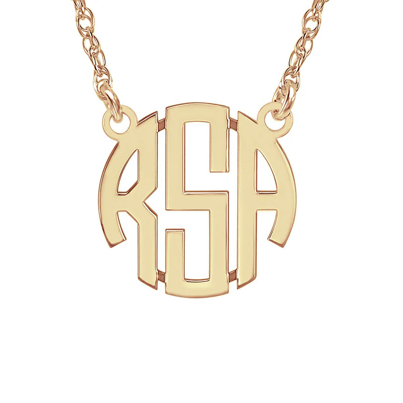 Fink's 15mm Custom Original Monogram Necklace - Image 3