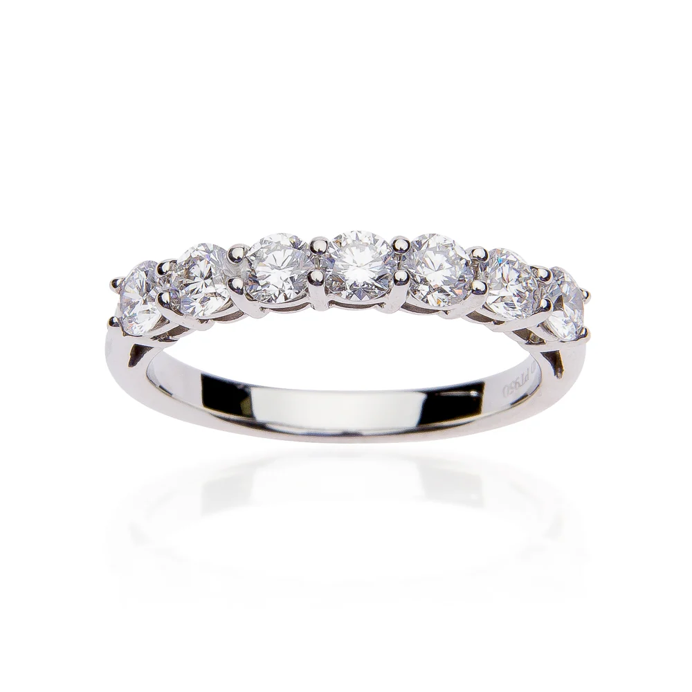 Fink's Seven Round Prong Set Diamond Band