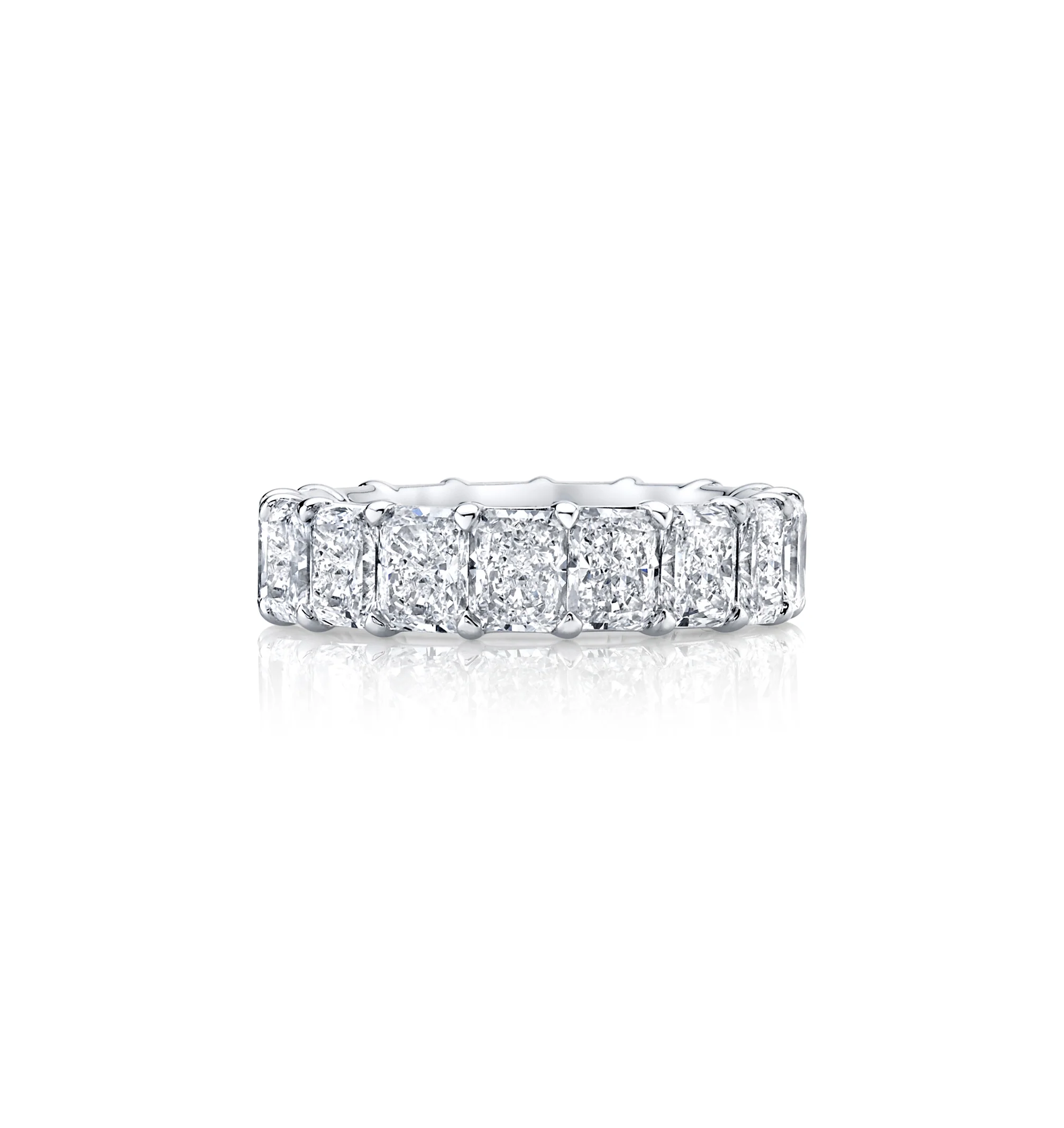 Fink's Exclusive Radiant Diamond Eternity Band in Platinum - Image 2
