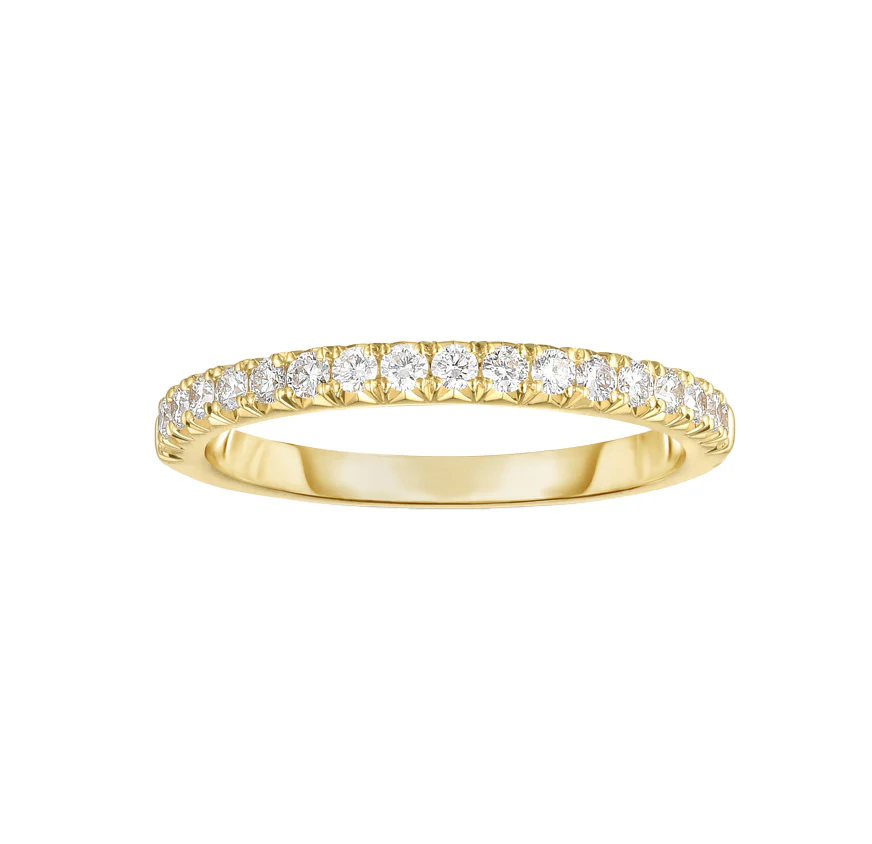 Fink's Exclusive Round Diamond Band in Yellow Gold