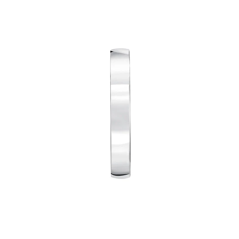 Fink's 2mm 14K White Gold Low Dome Comfort Fit Wedding Band - Image 3