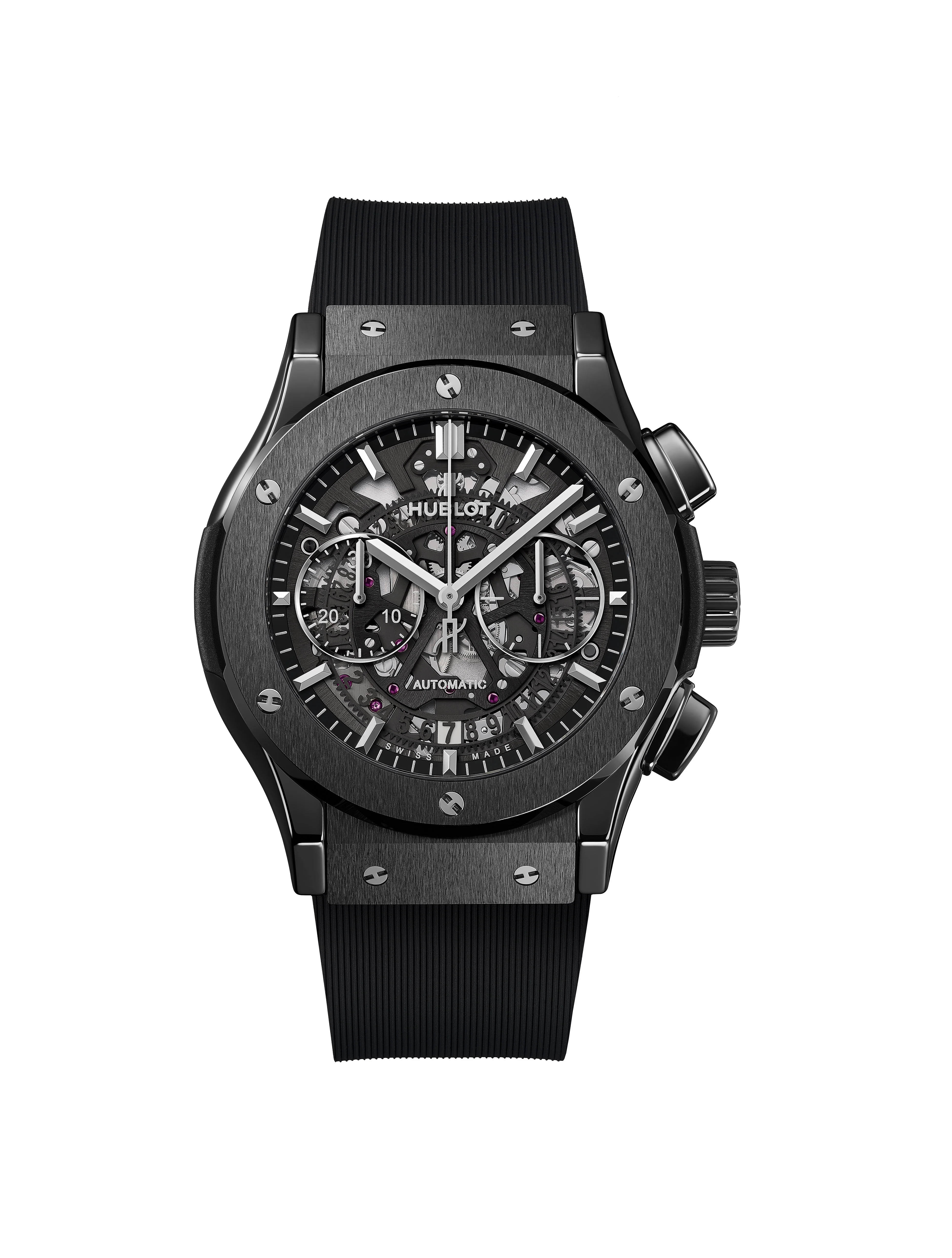 Hublot Classic Fusion Aerofusion Black Magic, 45mm with Skeleton Dial