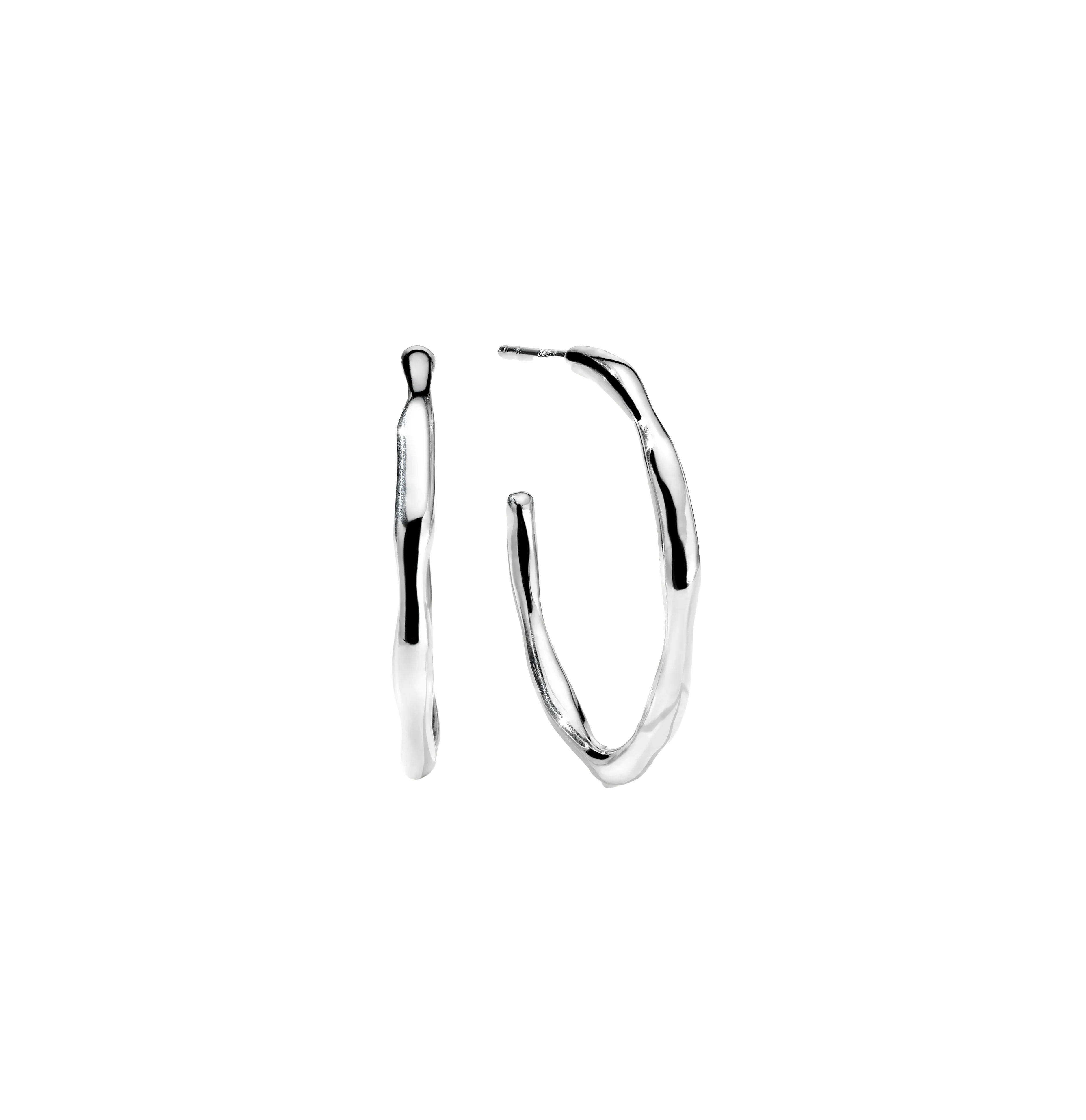 IPPOLITA Classico Small Thin Squiggle Hoop Earrings