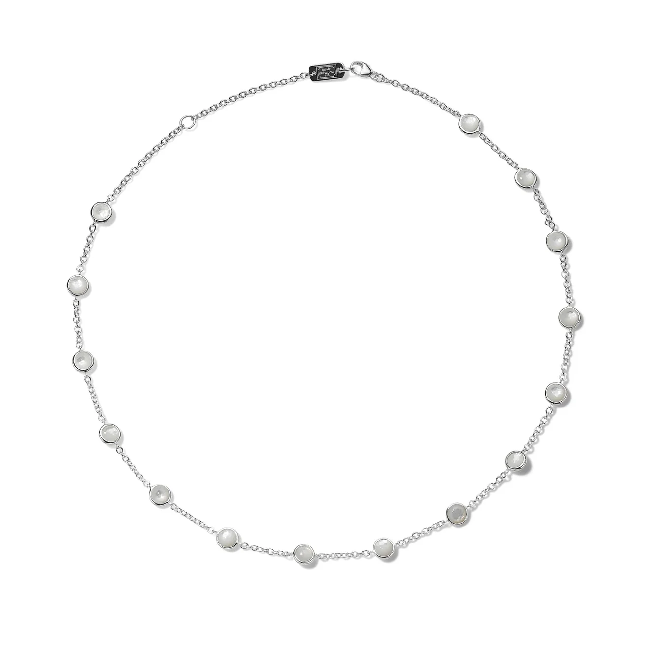 IPPOLITA LollipopĀ® Sterling Silver Gemstone Station Necklace in Mother-of-Pearl