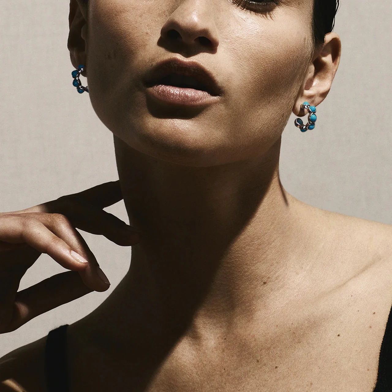 IPPOLITA Lollipop® Sterling Silver Mini Hoop Earrings with Mother-of-Pearl - Image 3