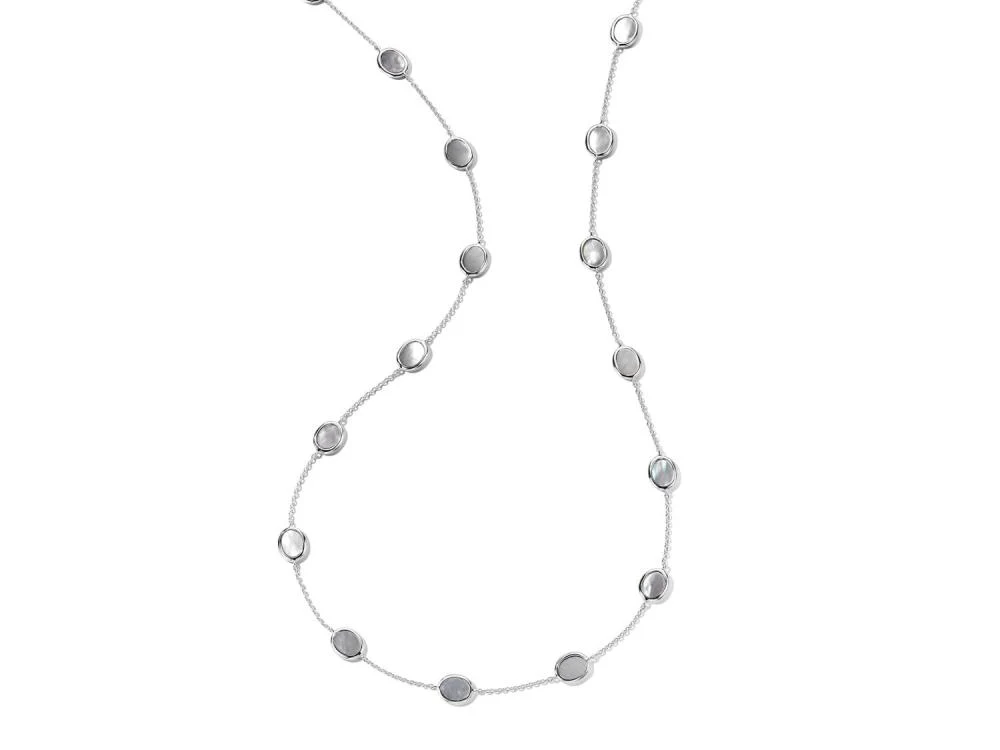 IPPOLITA Polished Rock Candy Long Confetti Necklace in Mother-of-Pearl