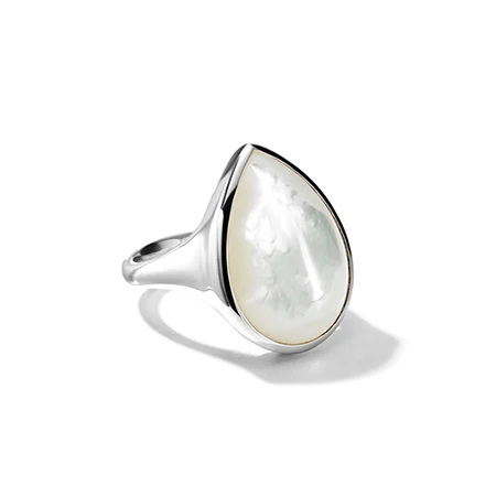 IPPOLITA Polished Rock Candy Teardrop Ring in Mother-of-Pearl