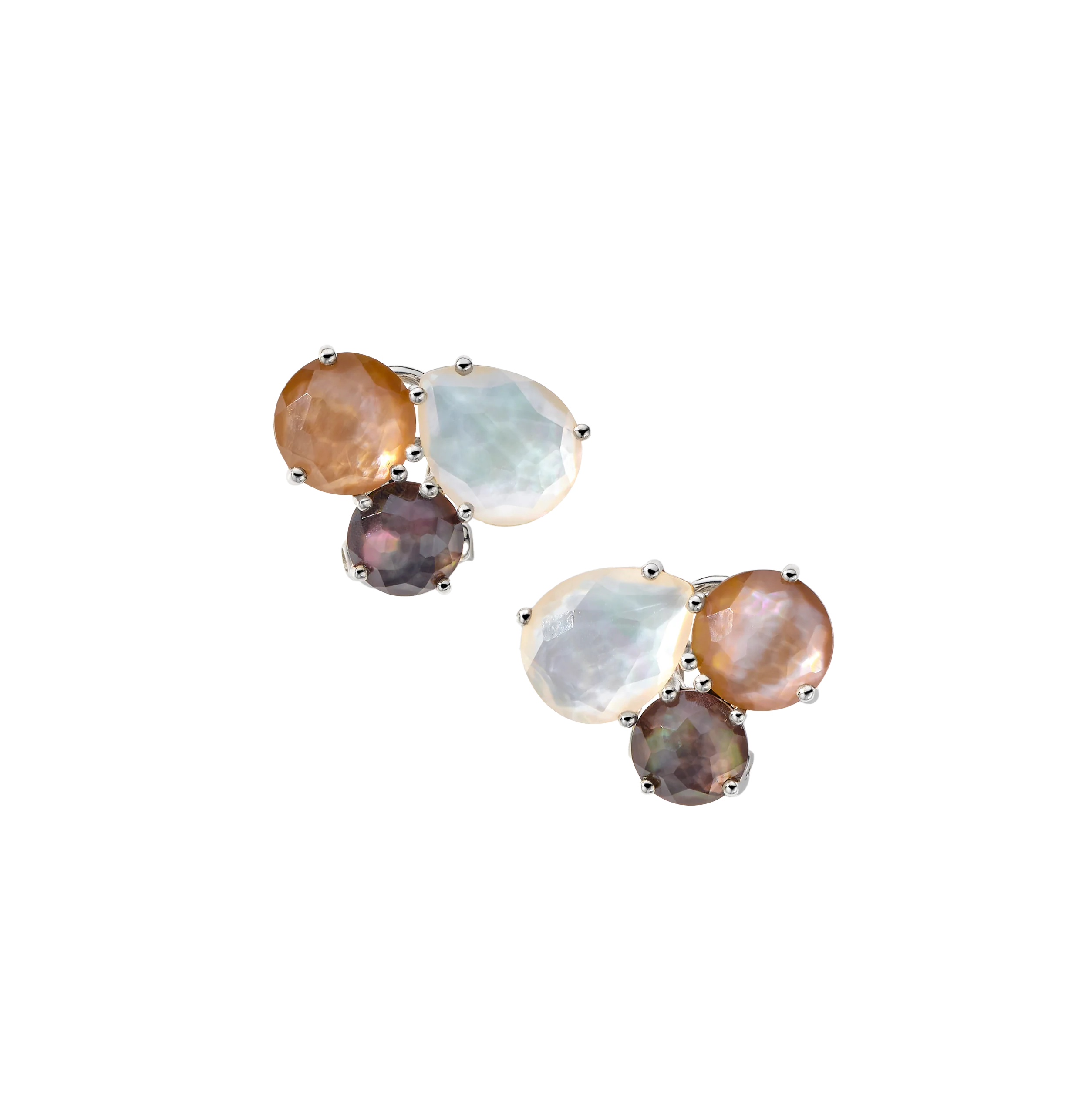 IPPOLITA Rock Candy Cluster Stud Earrings in Sabbia