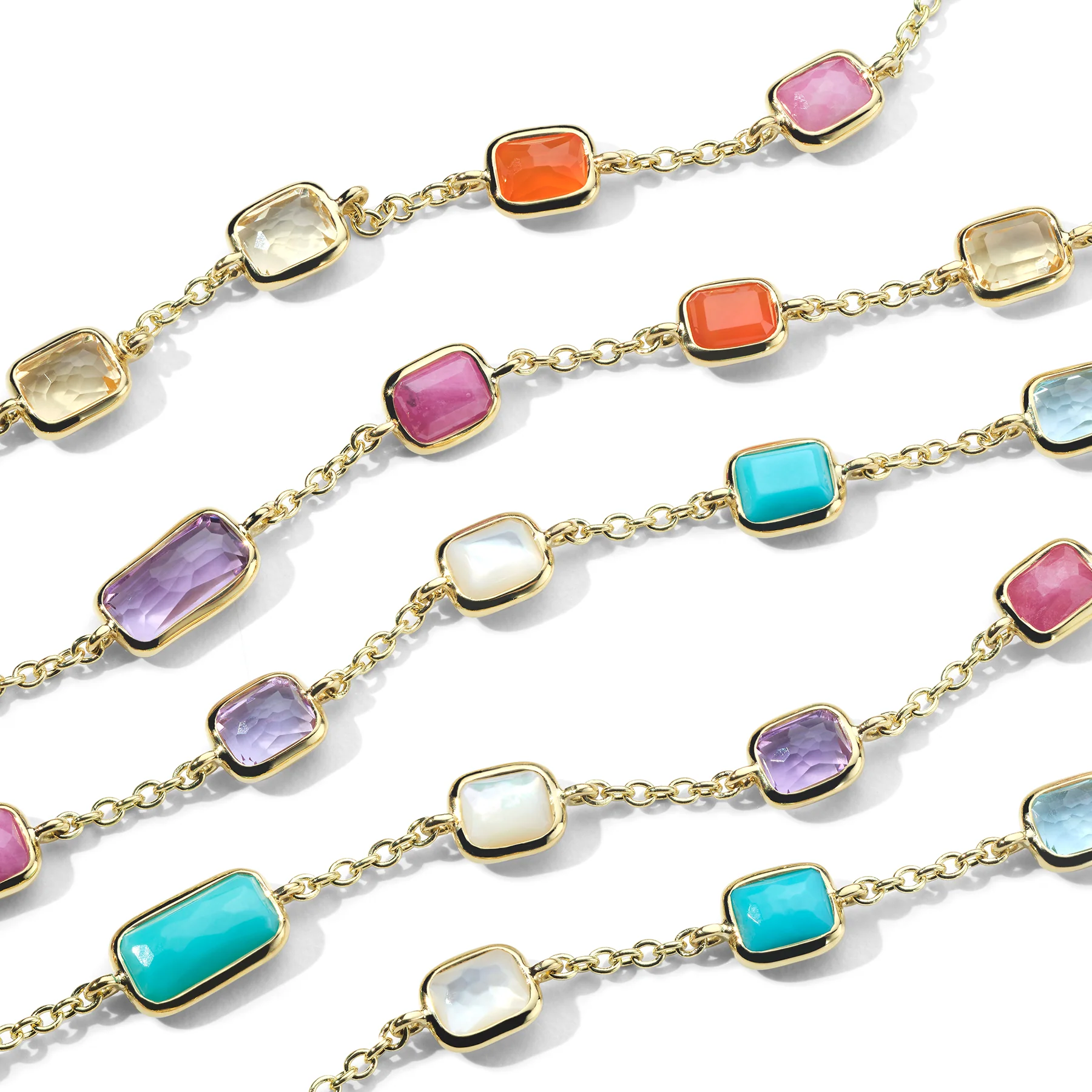 IPPOLITA Rock Candy Long Gelato Necklace in Summer Rainbow - Image 2