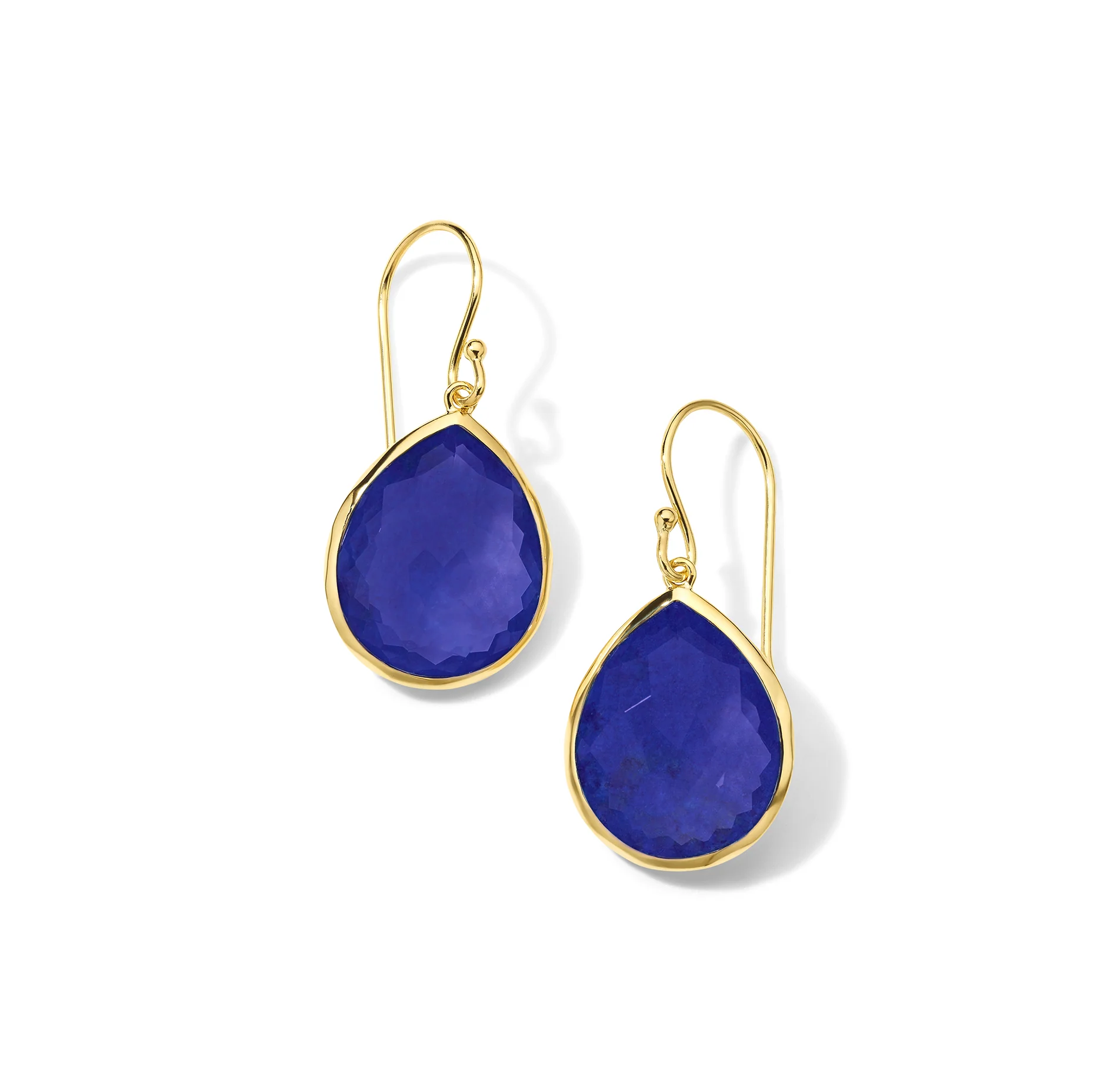 IPPOLITA Rock Candy Medium Teardrop Earrings in Lapis Doublet
