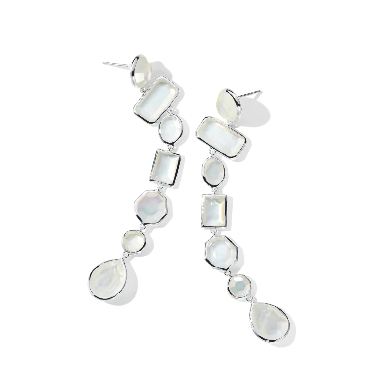 IPPOLITA Rock Candy Mixed-Cut 7-Tier Earrings - Image 2