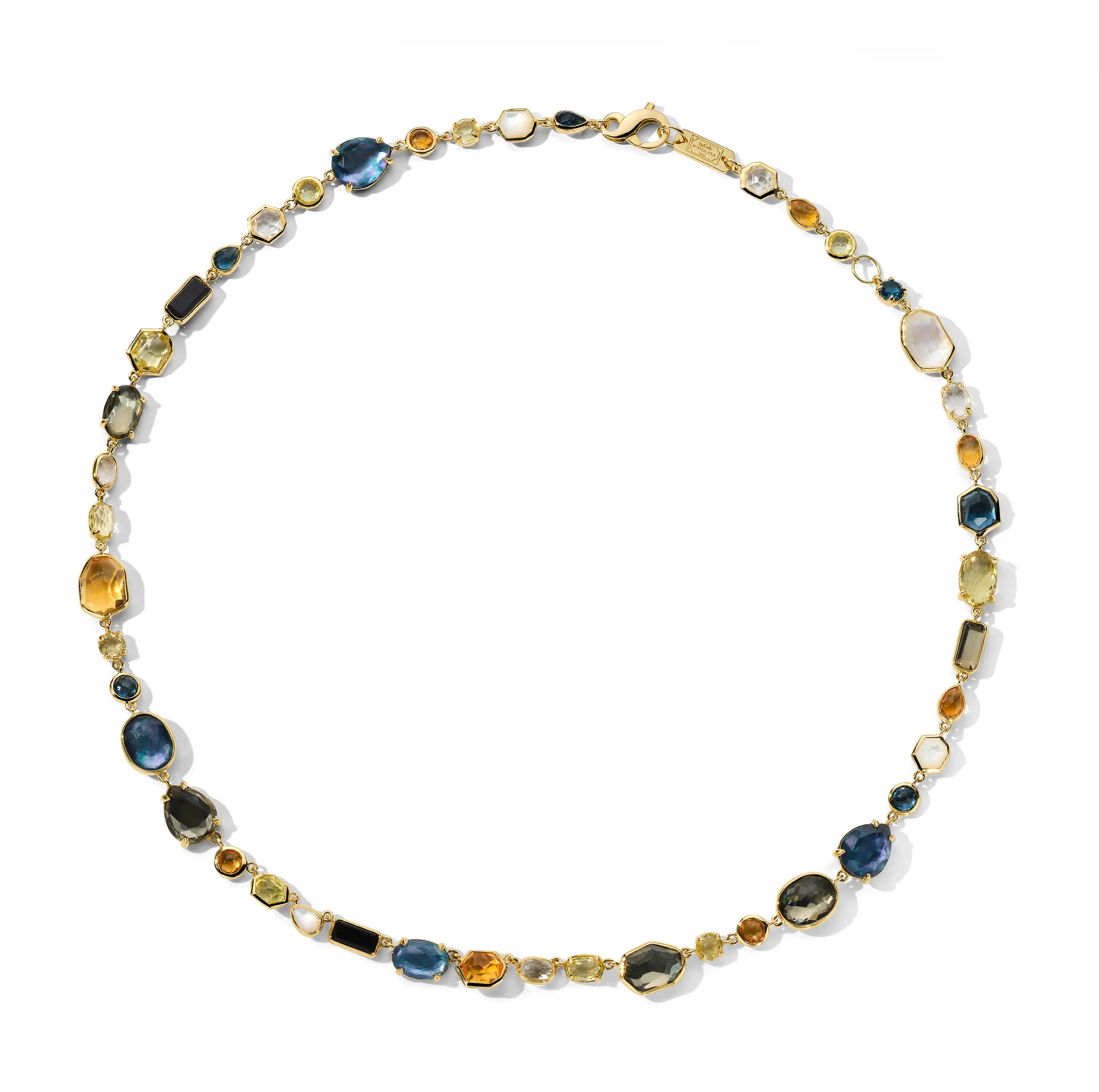 IPPOLITA Rock Candy Yellow Gold Mini Sofia Necklace in Arno