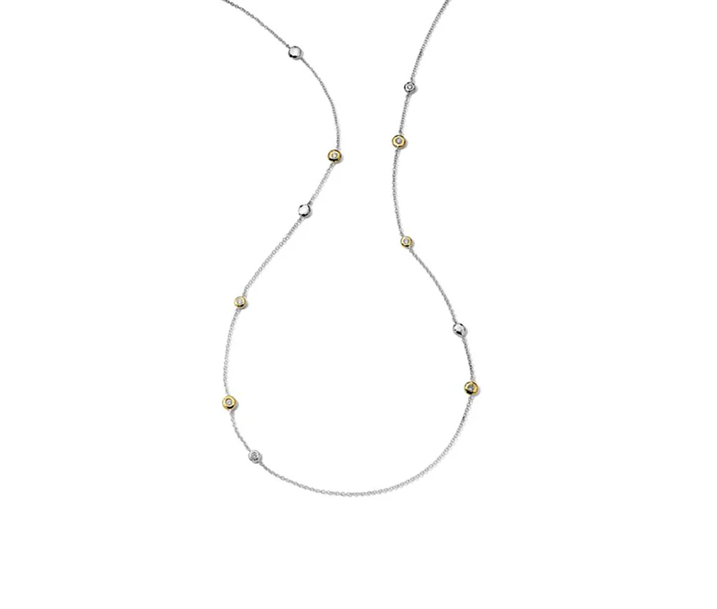 IPPOLITA Stardust Paparazzi Long Station Necklace with Diamonds