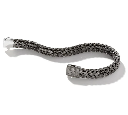 John Hardy Black Rhodium Flat Chain Bracelet - Image 2