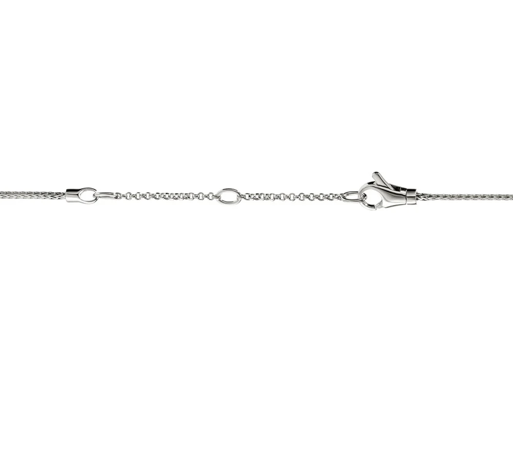 John Hardy Essentials Sterling Silver Chain Necklace with Pearl Accent - Image 4