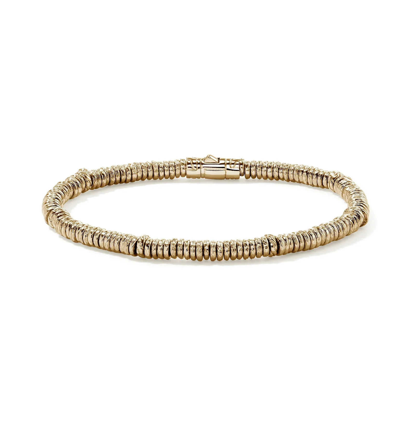 John Hardy Heishi Yellow Gold Bracelet