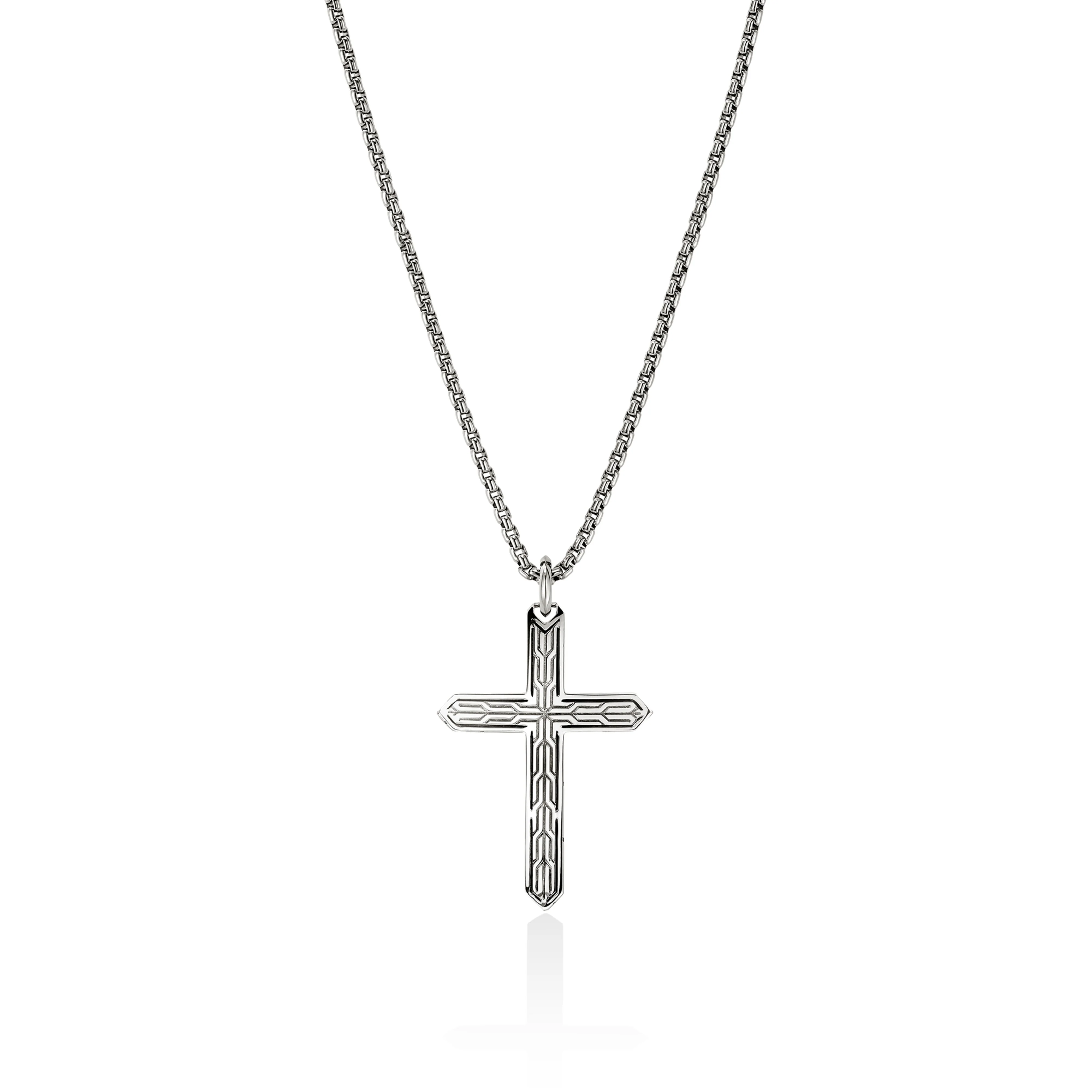 John Hardy Icon 50 Sterling Silver Cross Necklace, 22" - Image 2