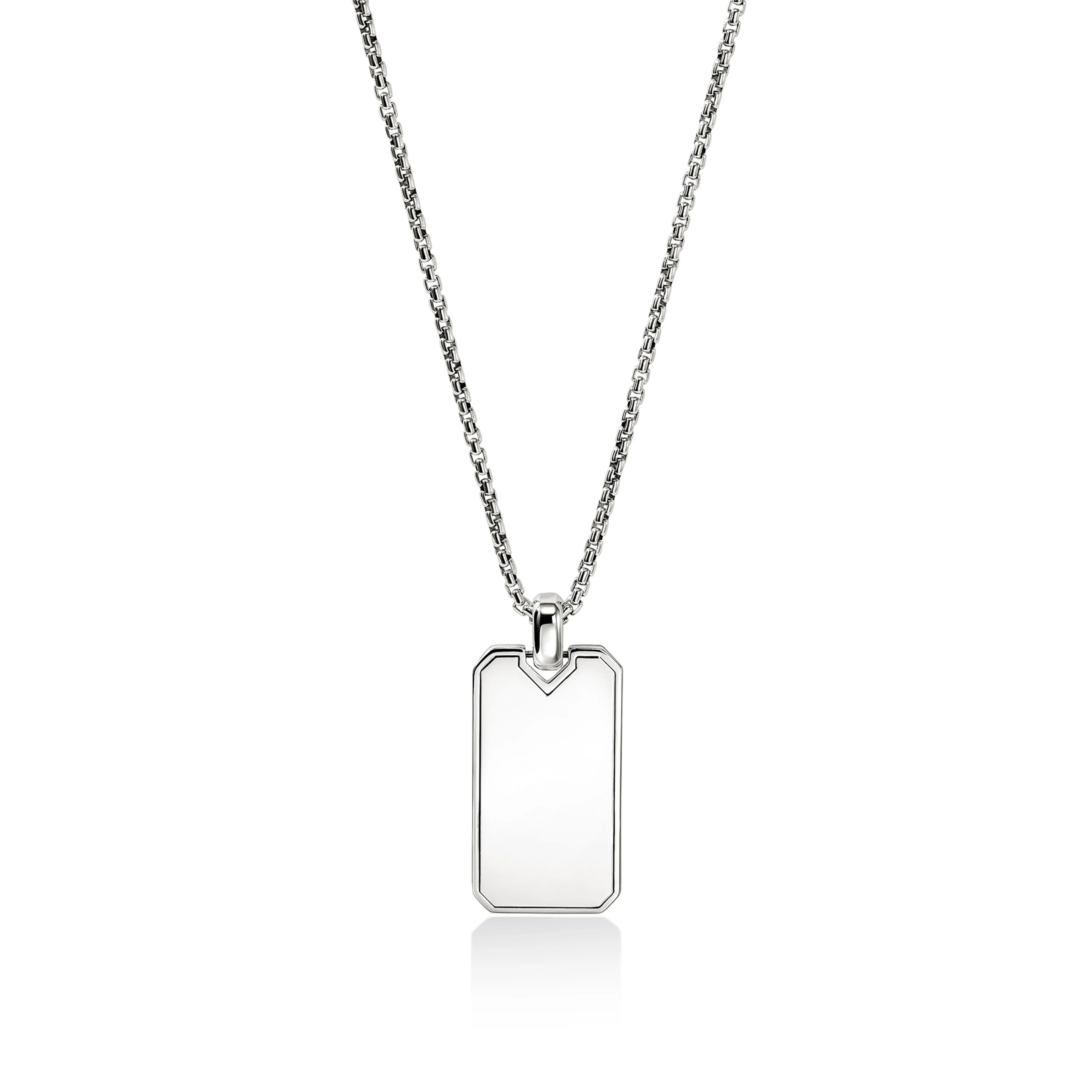 John Hardy Icon 50 Sterling Silver Tag Necklace - Image 2