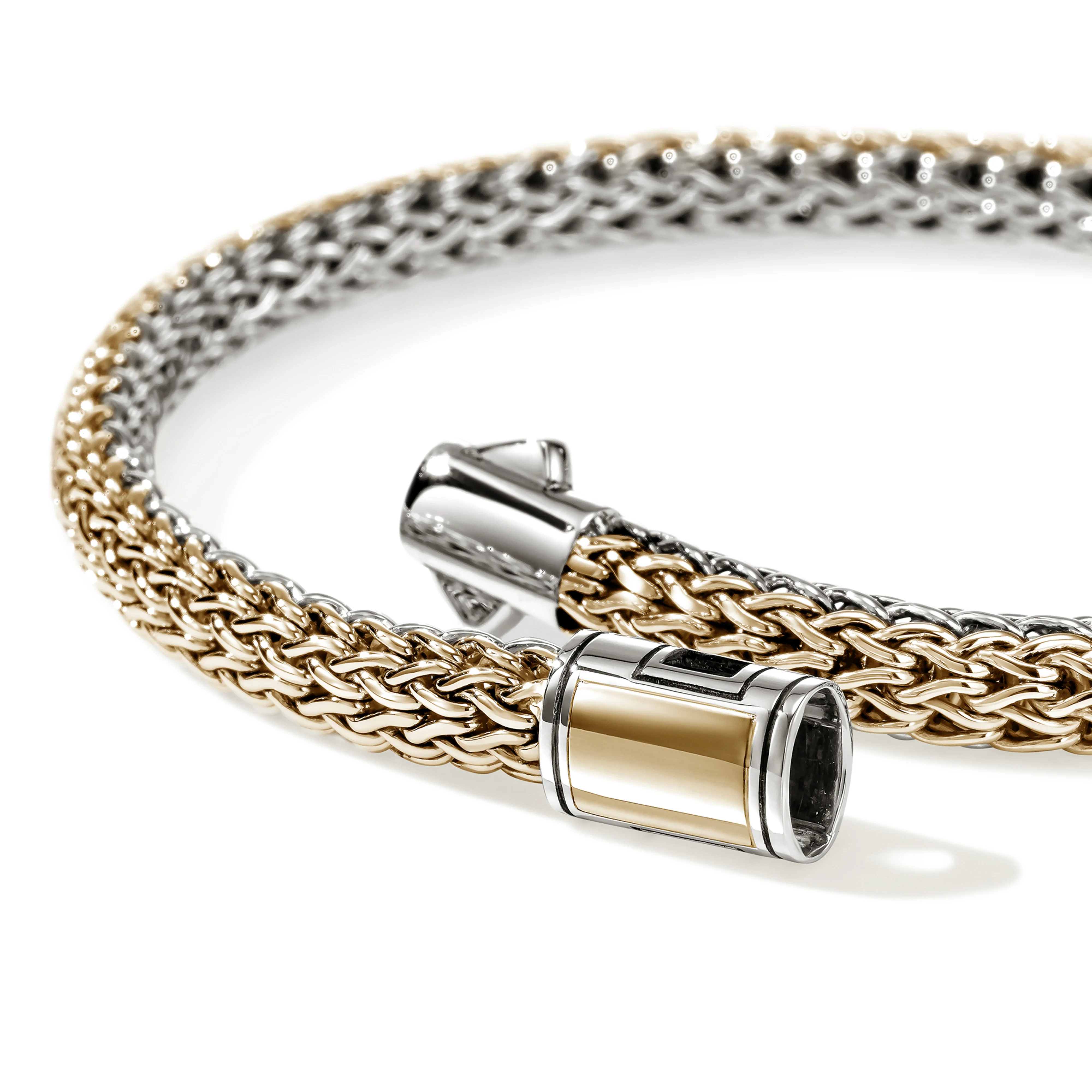 John Hardy Icon Mixed Metals Reversible Chain Bracelet, 5mm - Image 3
