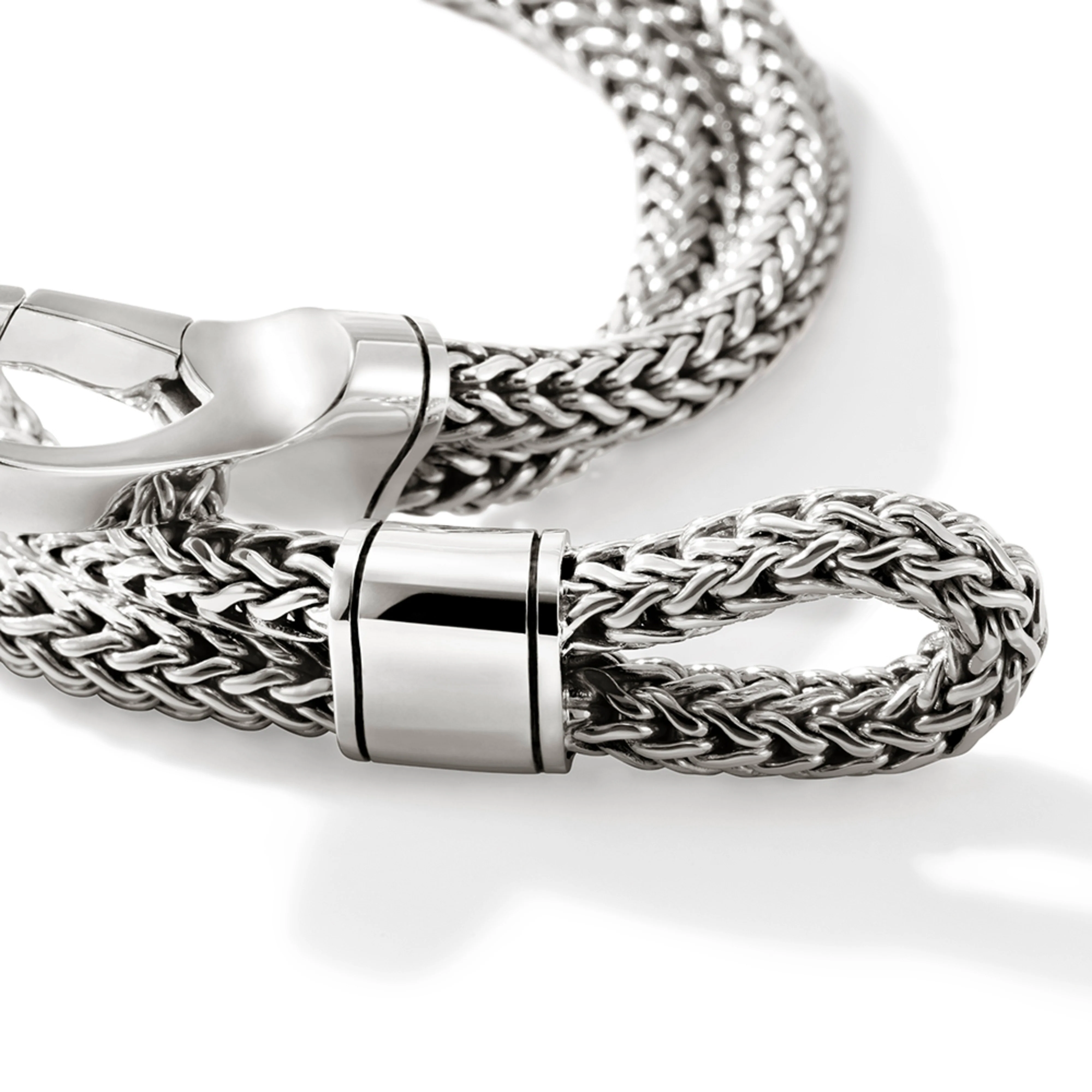 John Hardy Icon Sterling Silver Double Row Hook Clasp Bracelet, 9mm - Image 3