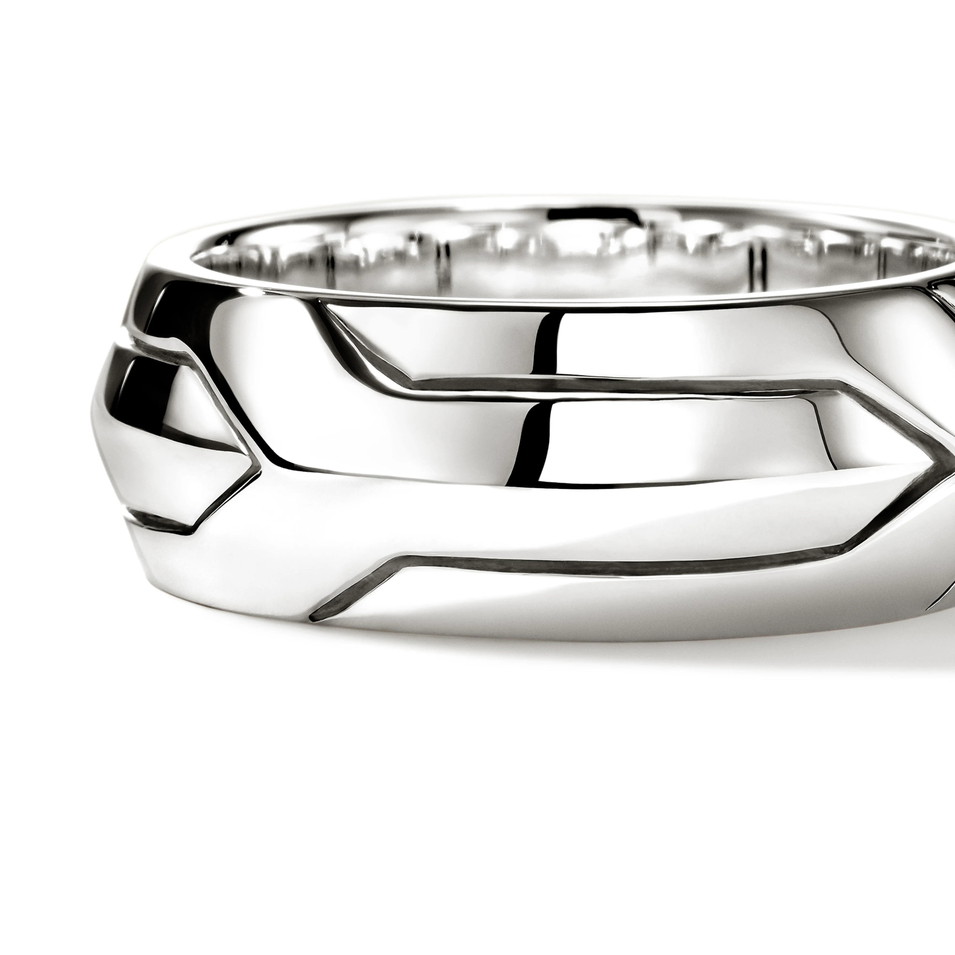 John Hardy Icon 50 Sterling Silver Men's Band, 9mm - Image 4