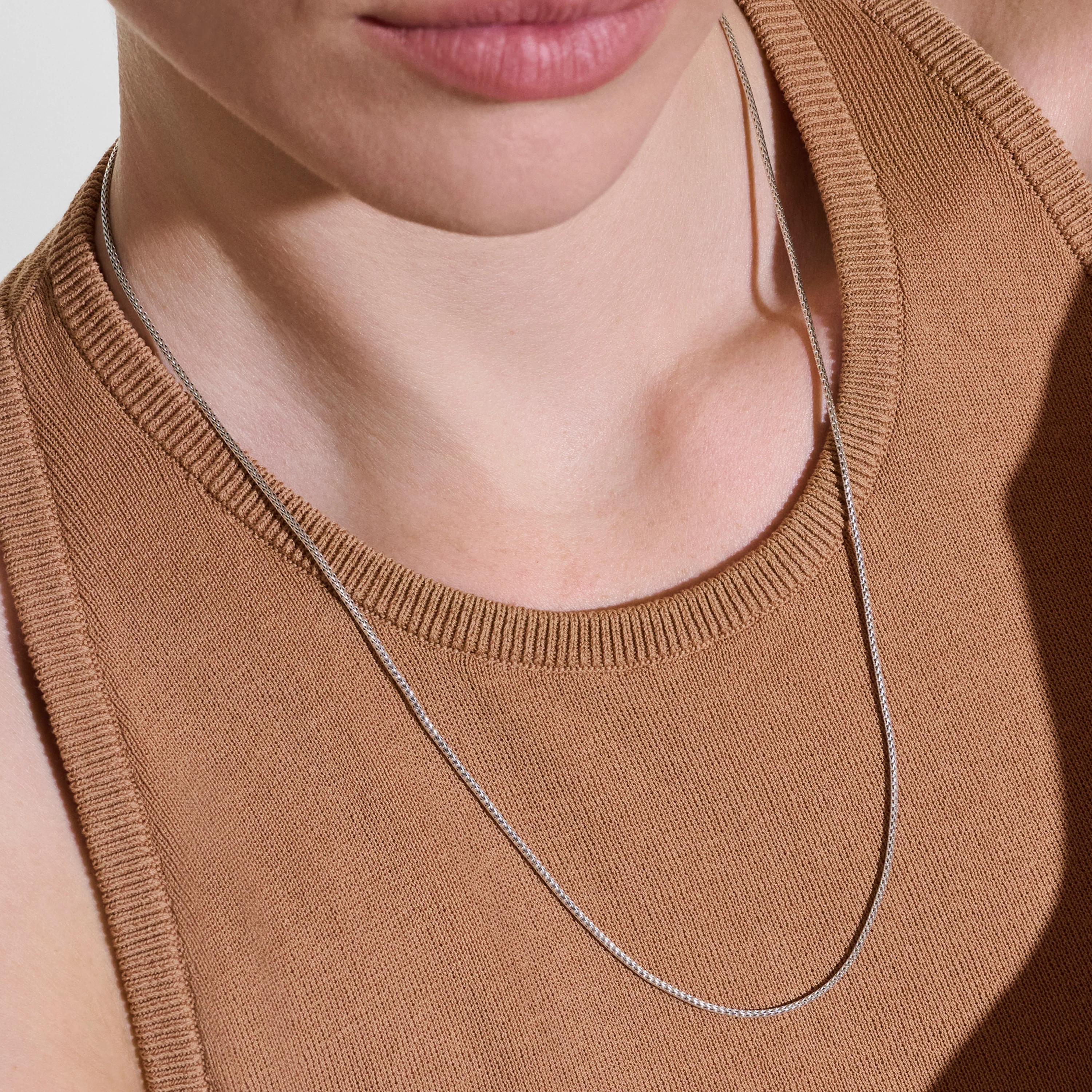 John Hardy Icon Sterling Silver Mini Necklace, 1.8mm - Image 3