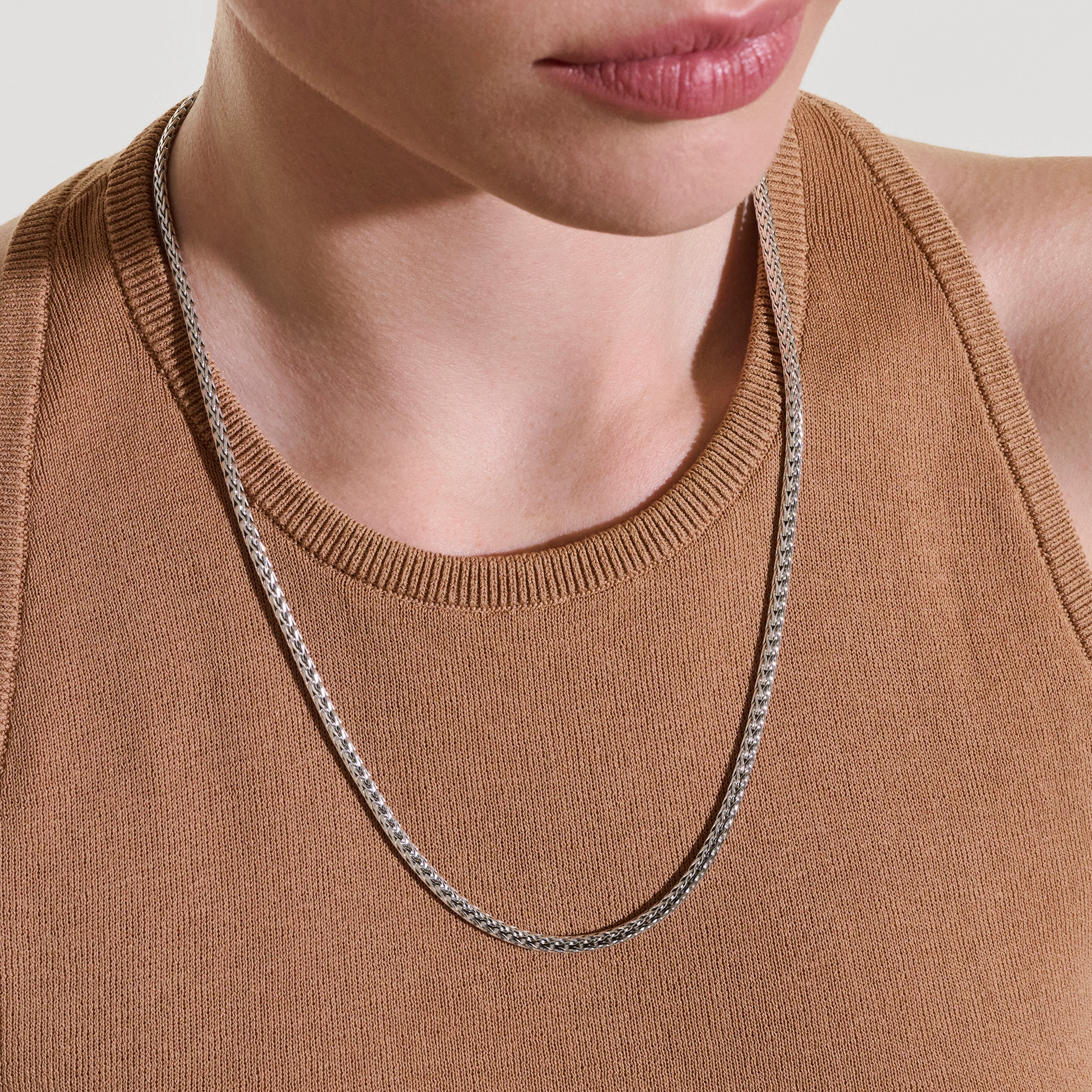 John Hardy Icon Sterling Silver Mini Necklace, 3.5mm - Image 4