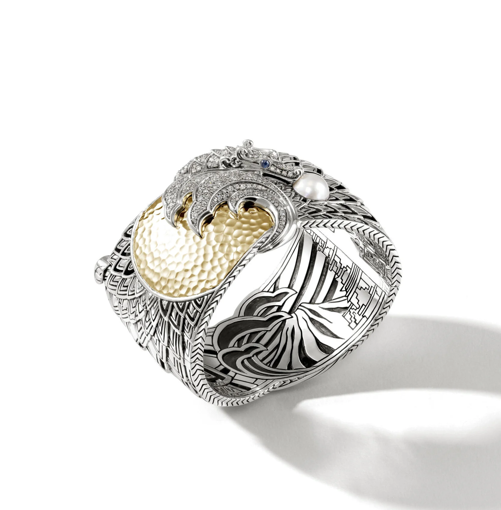 John Hardy Legends Bangle with Blue Sapphire - Image 2