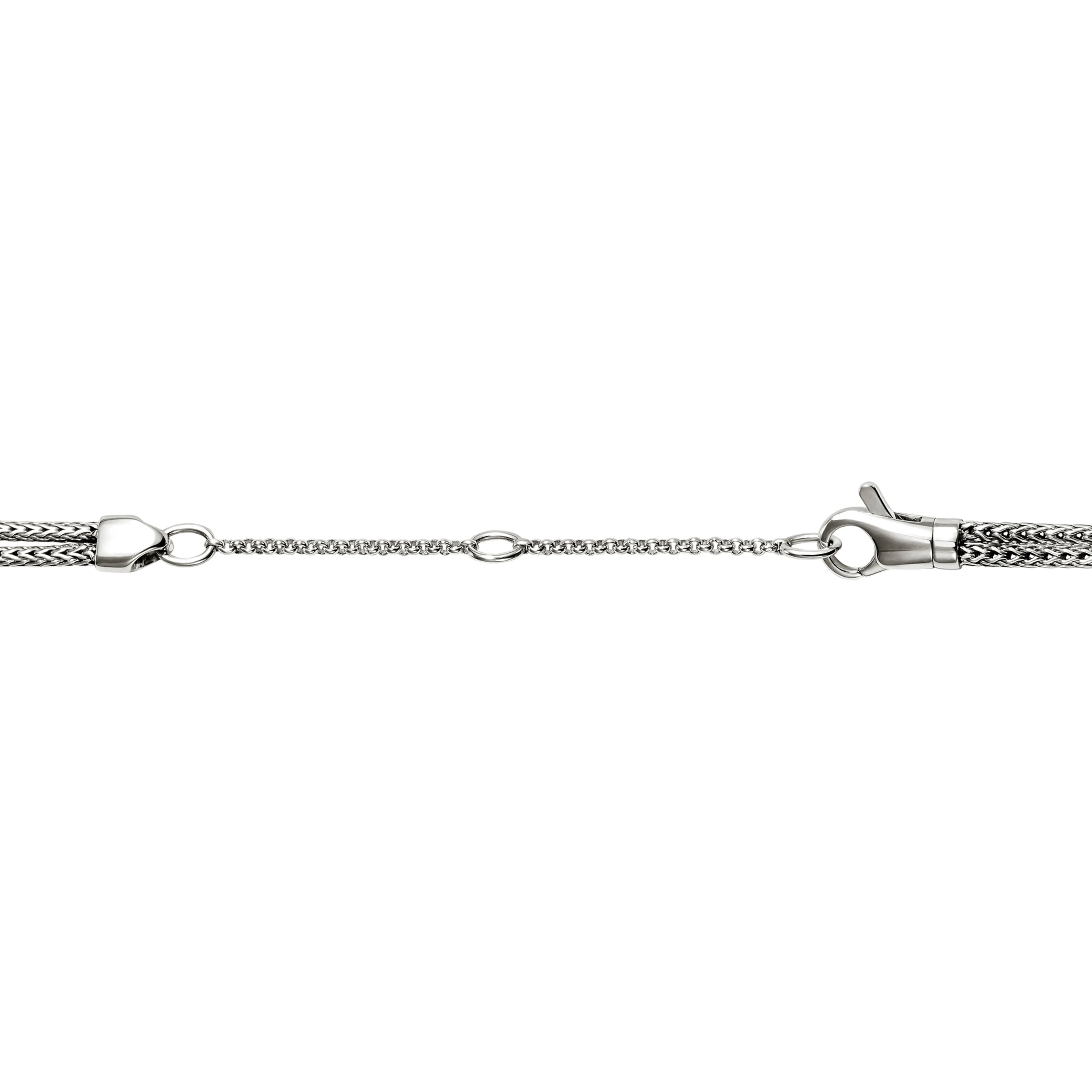 John Hardy Love Knot Sterling Silver Double Chain Necklace, 3.6mm - Image 3