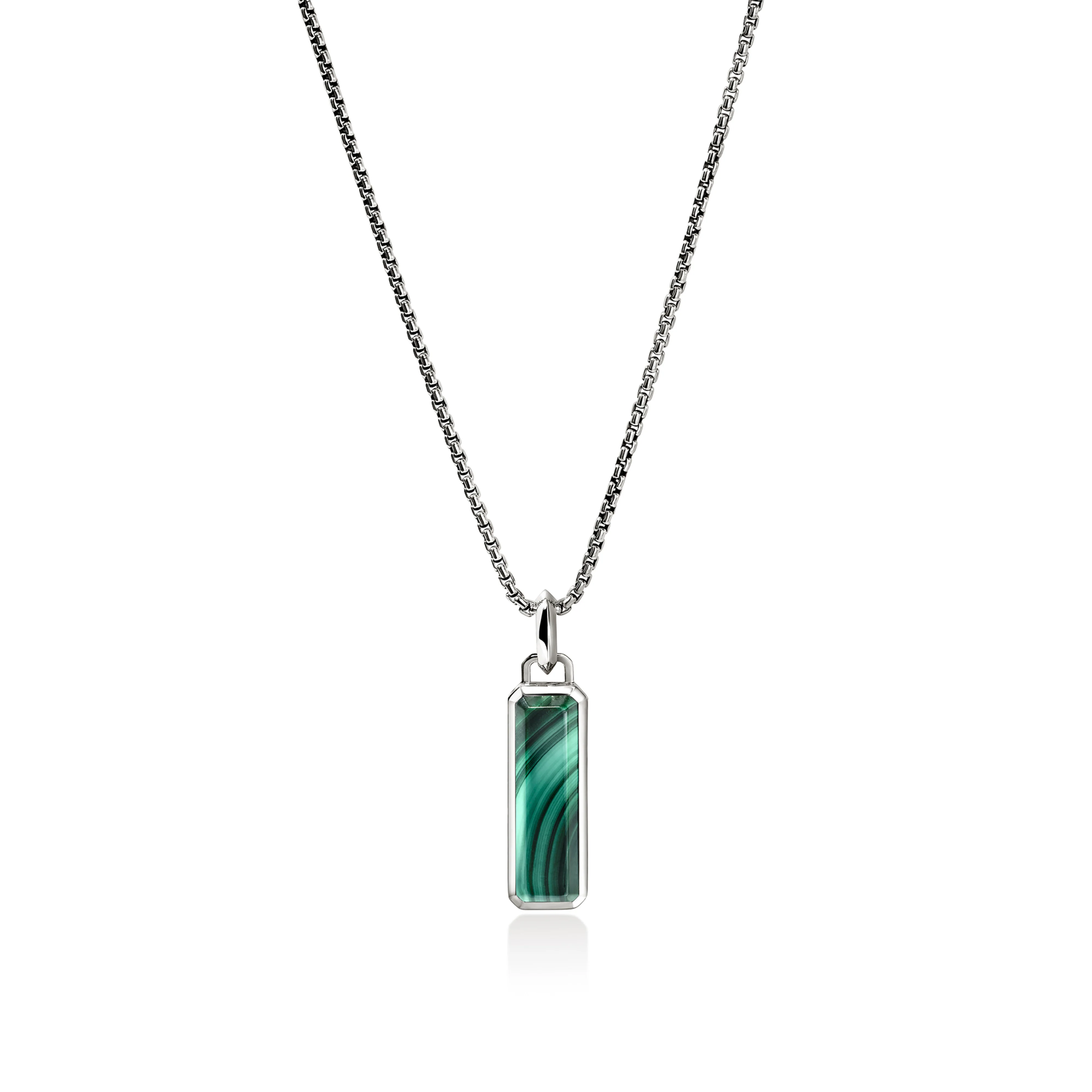 John Hardy Modern Talisman Malachite Pendant