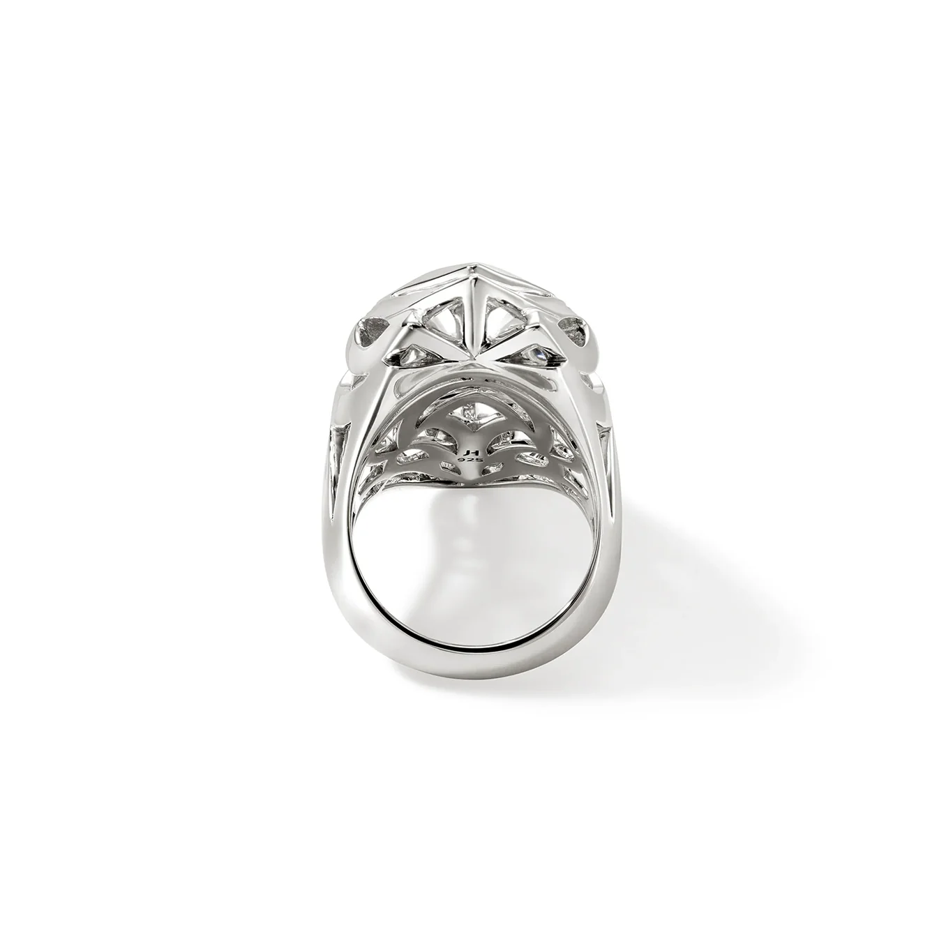 John Hardy Naga Sterling Silver Blue Sapphire Saddle Ring - Image 4
