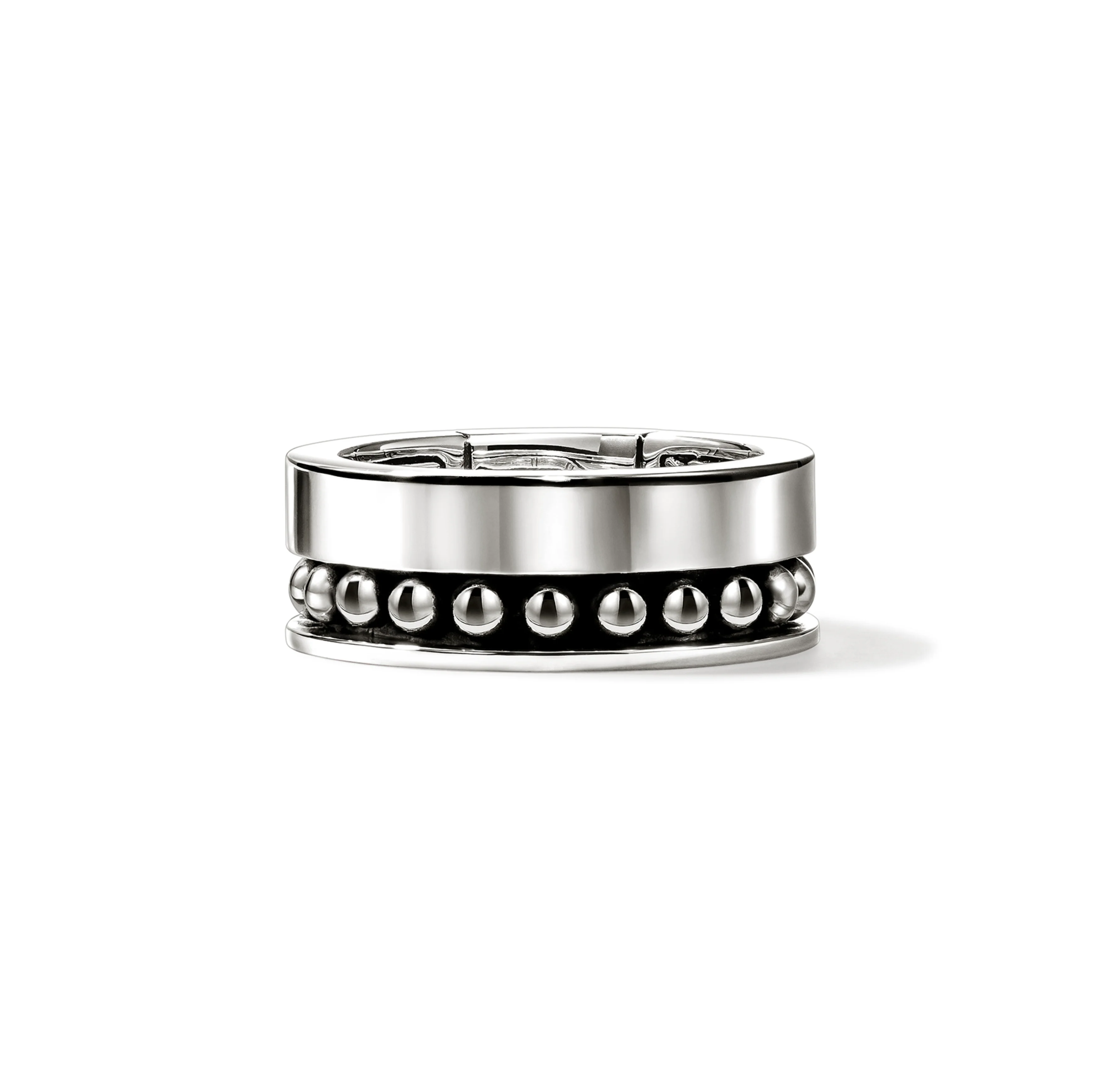 John Hardy Nailhead Sterling Silver Band, 9mm