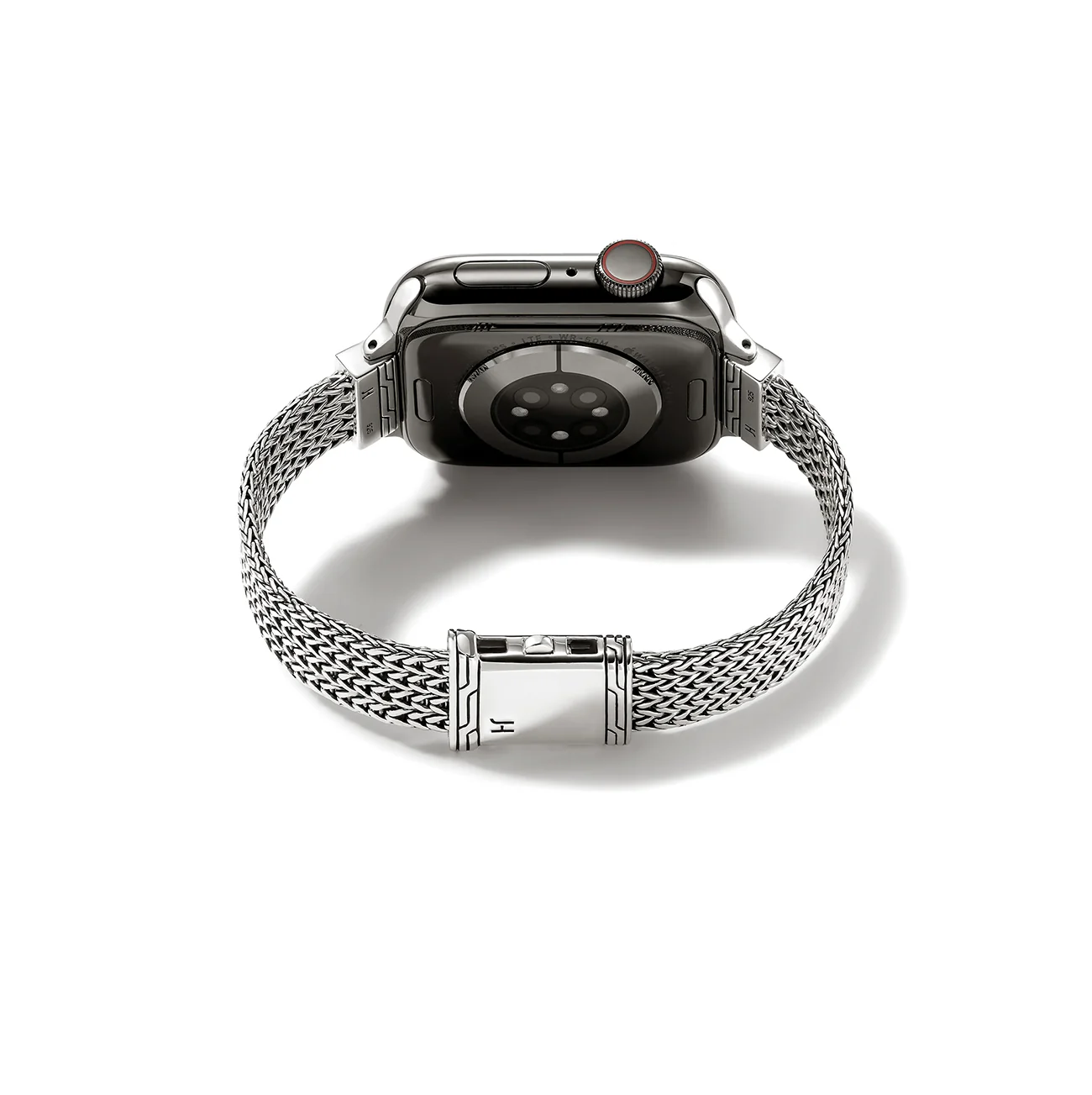 John Hardy Sterling Silver 12mm Diamond Smart Watch Strap - Image 2