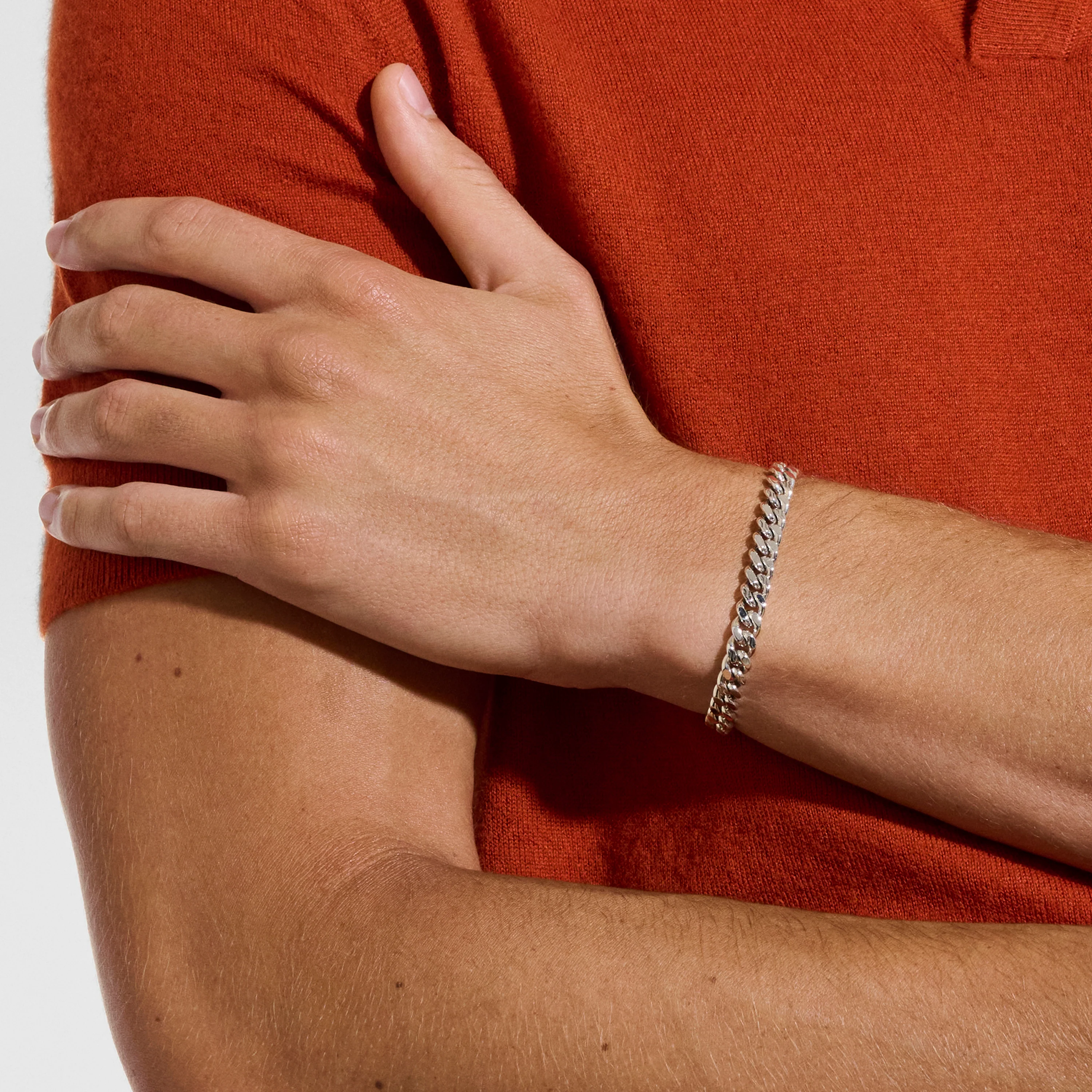 John Hardy Sterling Silver Curb Chain Bracelet, 7mm - Image 4