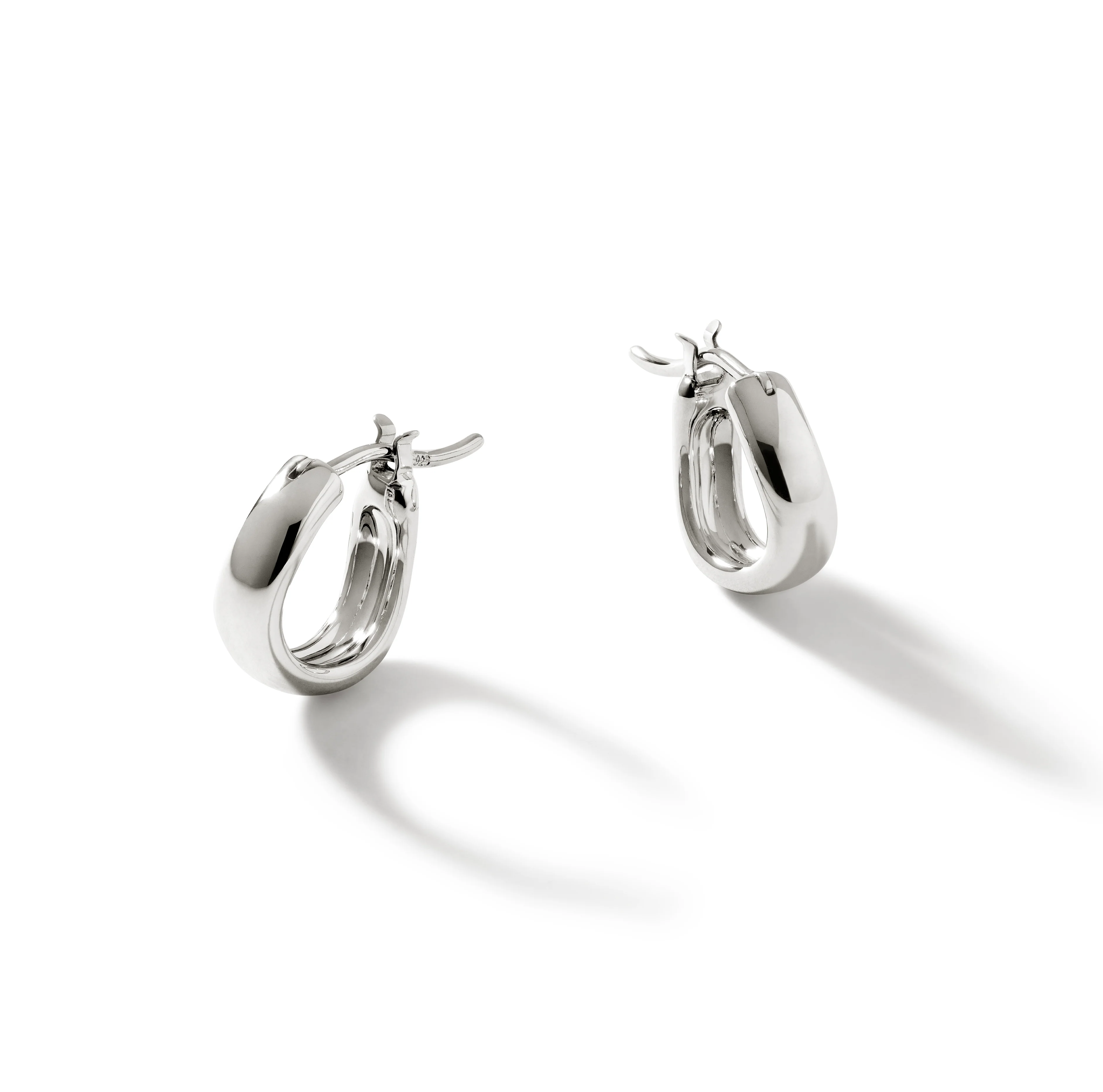 John Hardy Surf Silver Extra Small Hoop Earrings