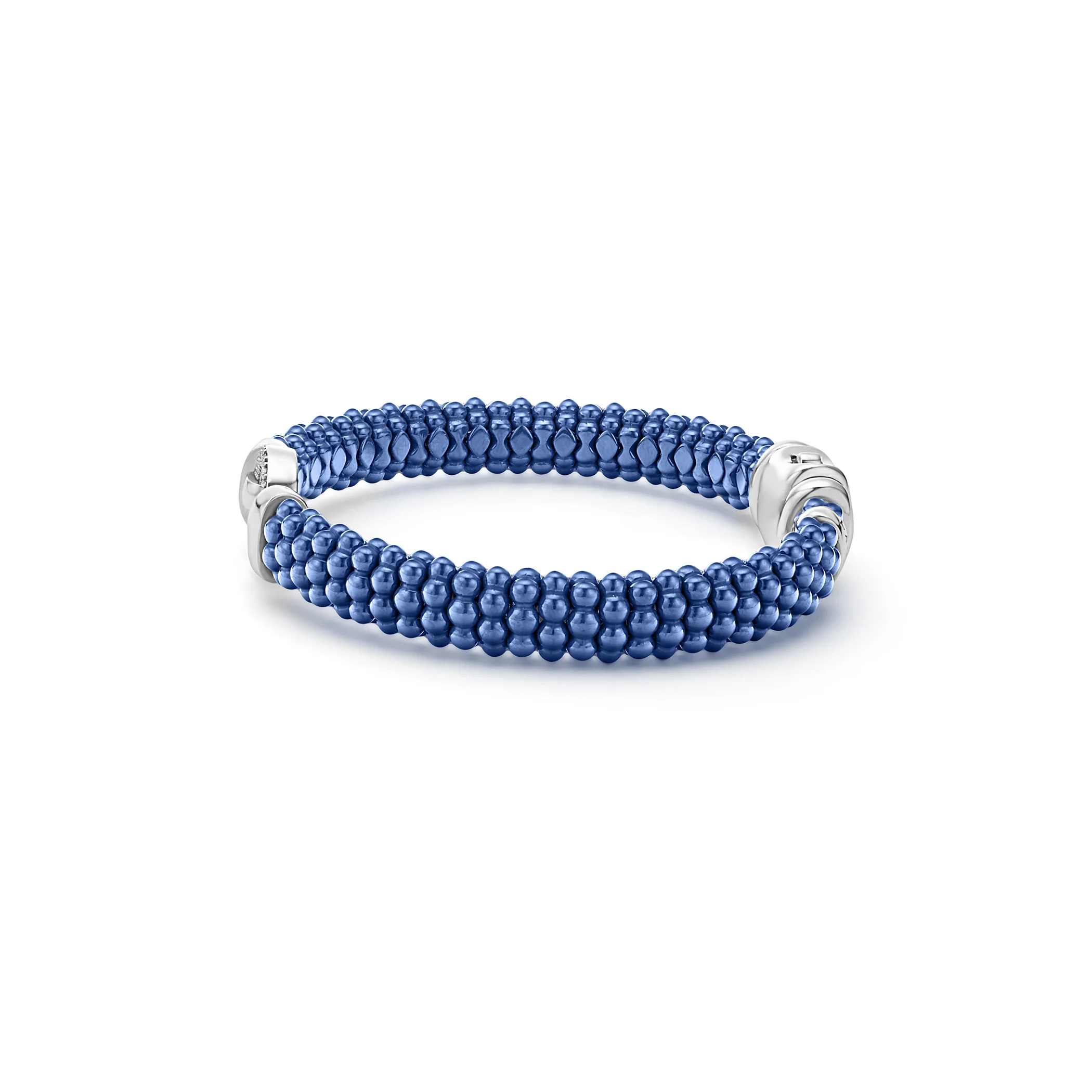 LAGOS Blue Caviar Ceramic Diamond Circle Bracelet, 9mm - Image 2