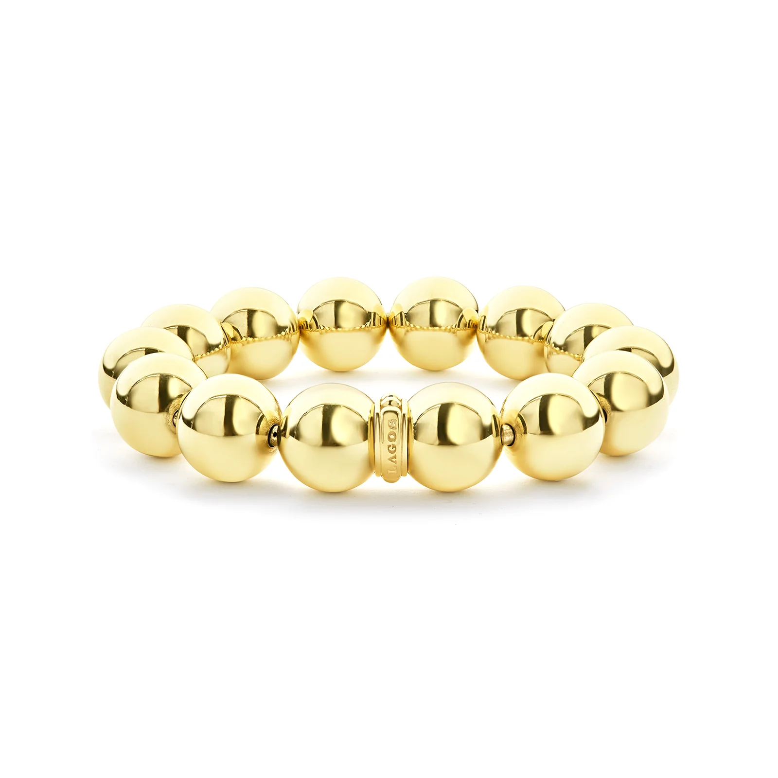 LAGOS Caviar Gold 18K Gold Bead Bracelet