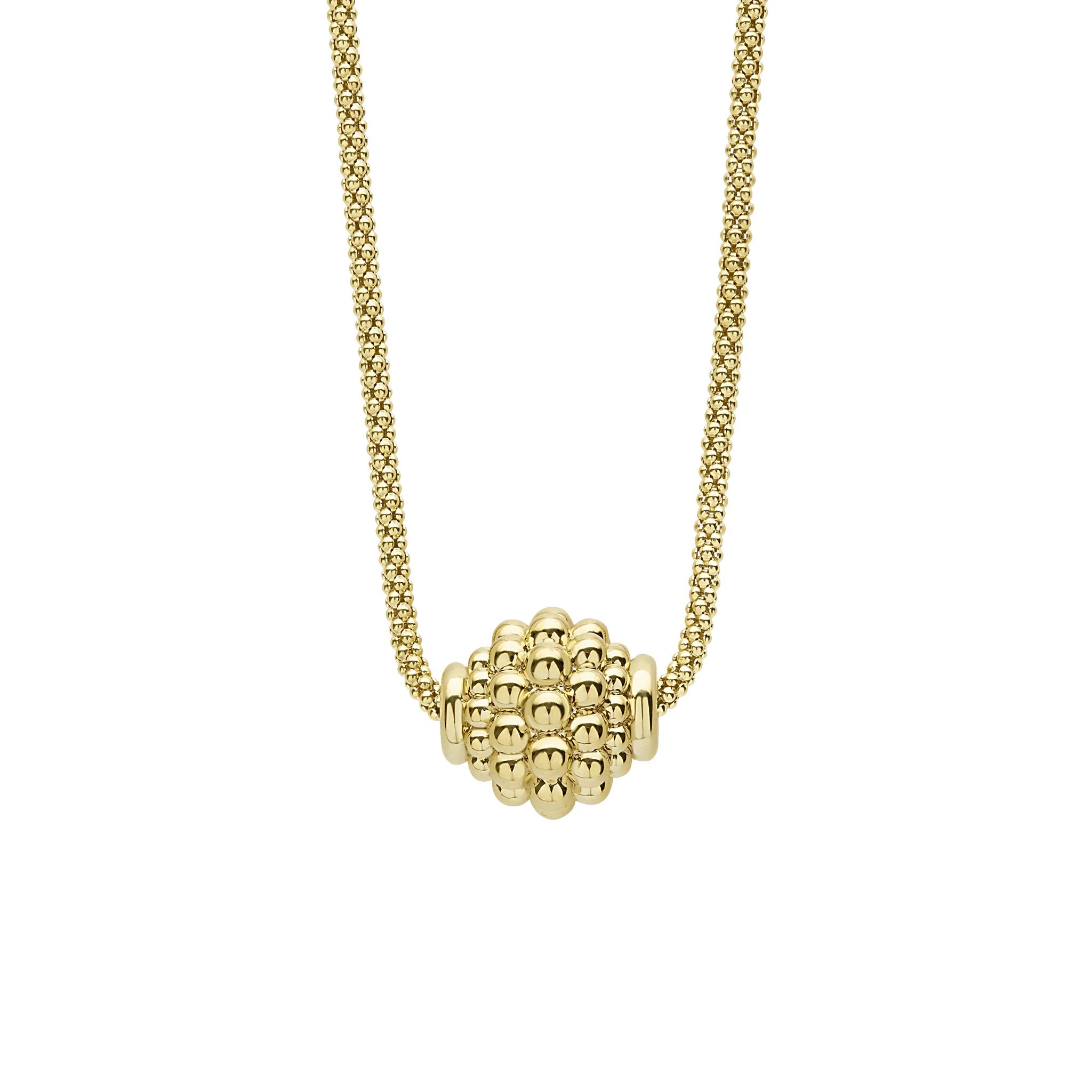 LAGOS Caviar Gold 18K Gold Caviar Ball Pendant Necklace