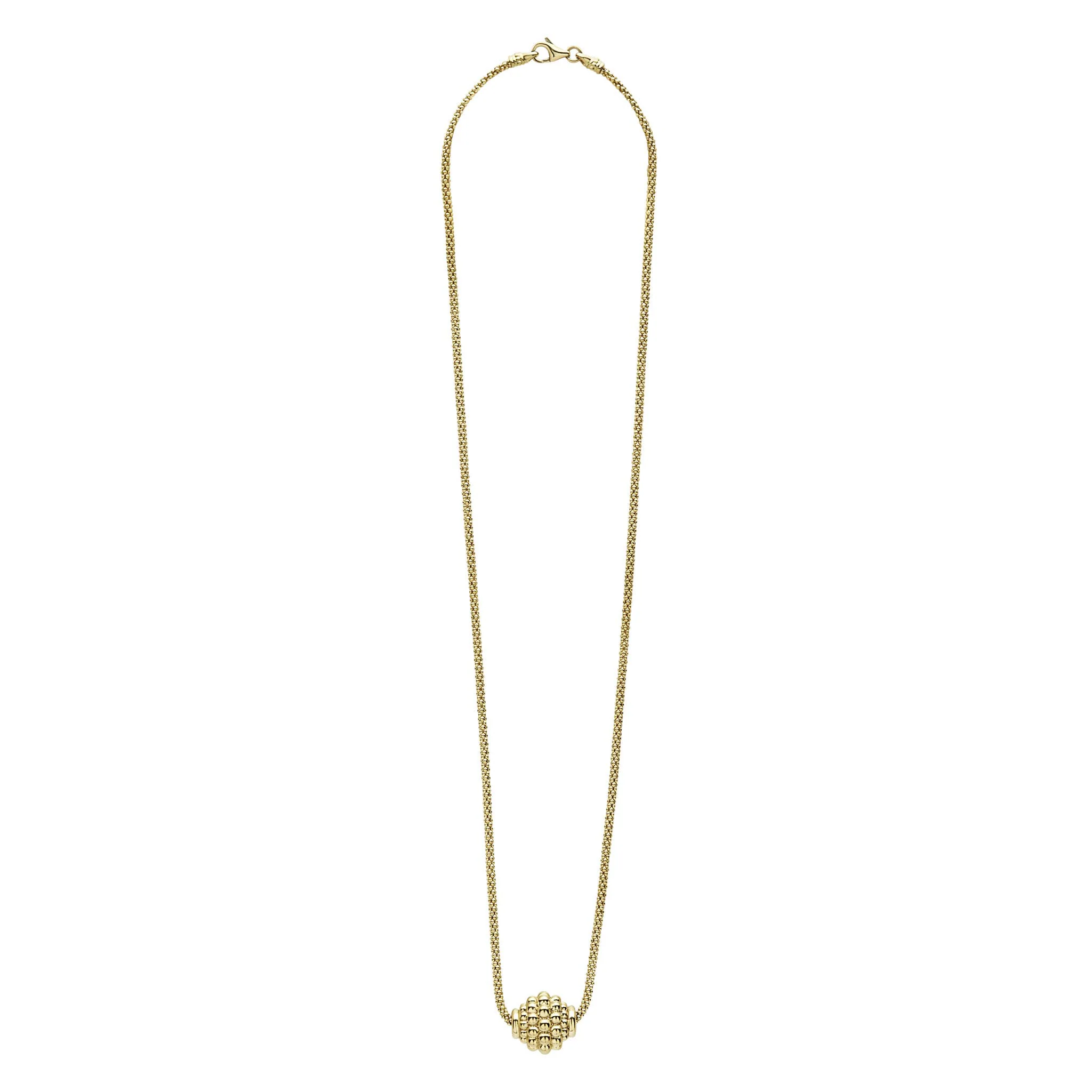 LAGOS Caviar Gold 18K Gold Caviar Ball Pendant Necklace - Image 2