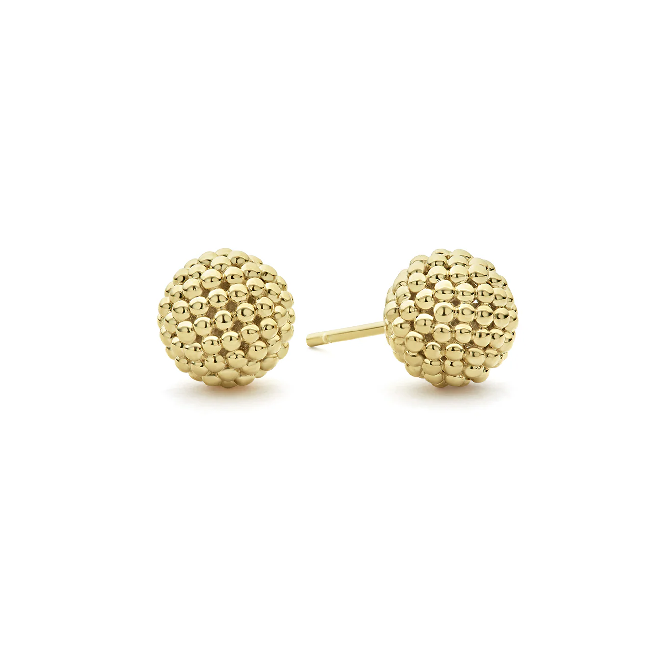 LAGOS Caviar Gold Beaded Stud Earrings