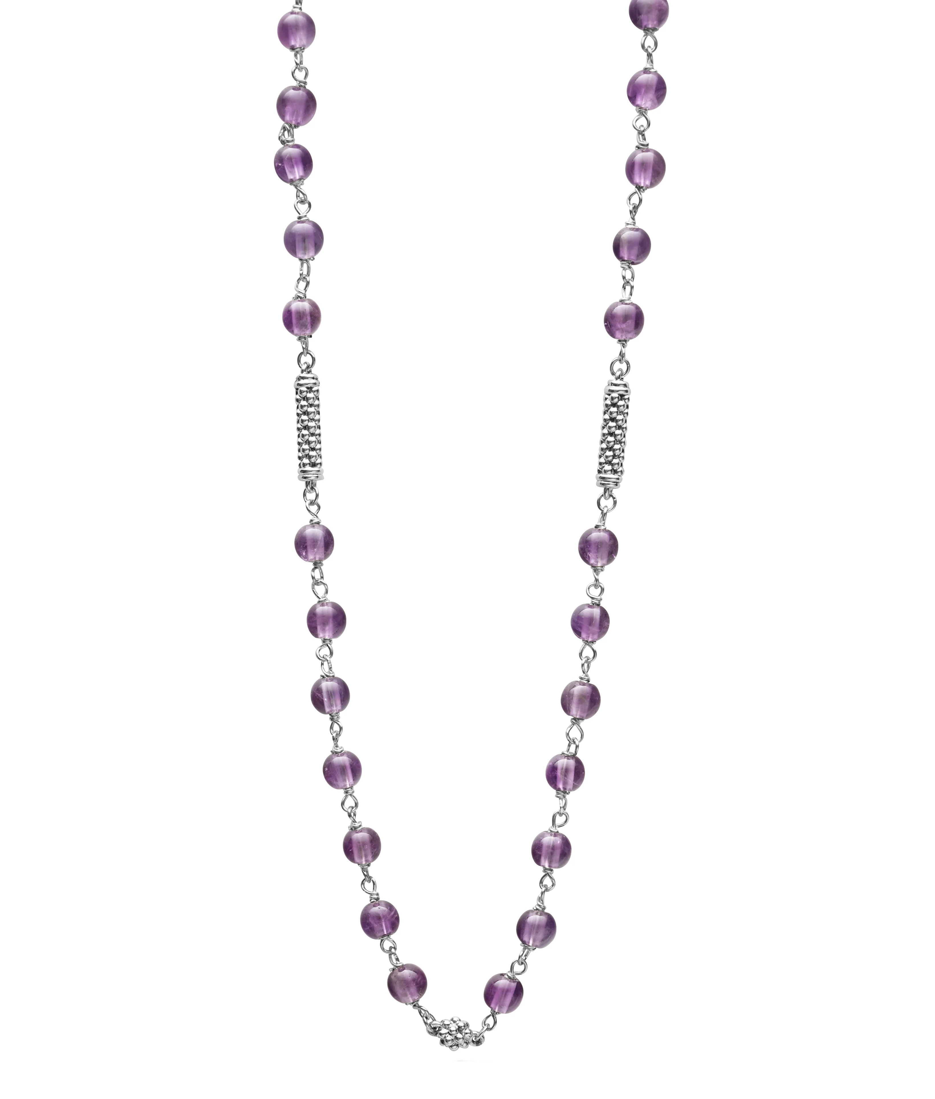 LAGOS Caviar Icon Amethyst Beaded Necklace