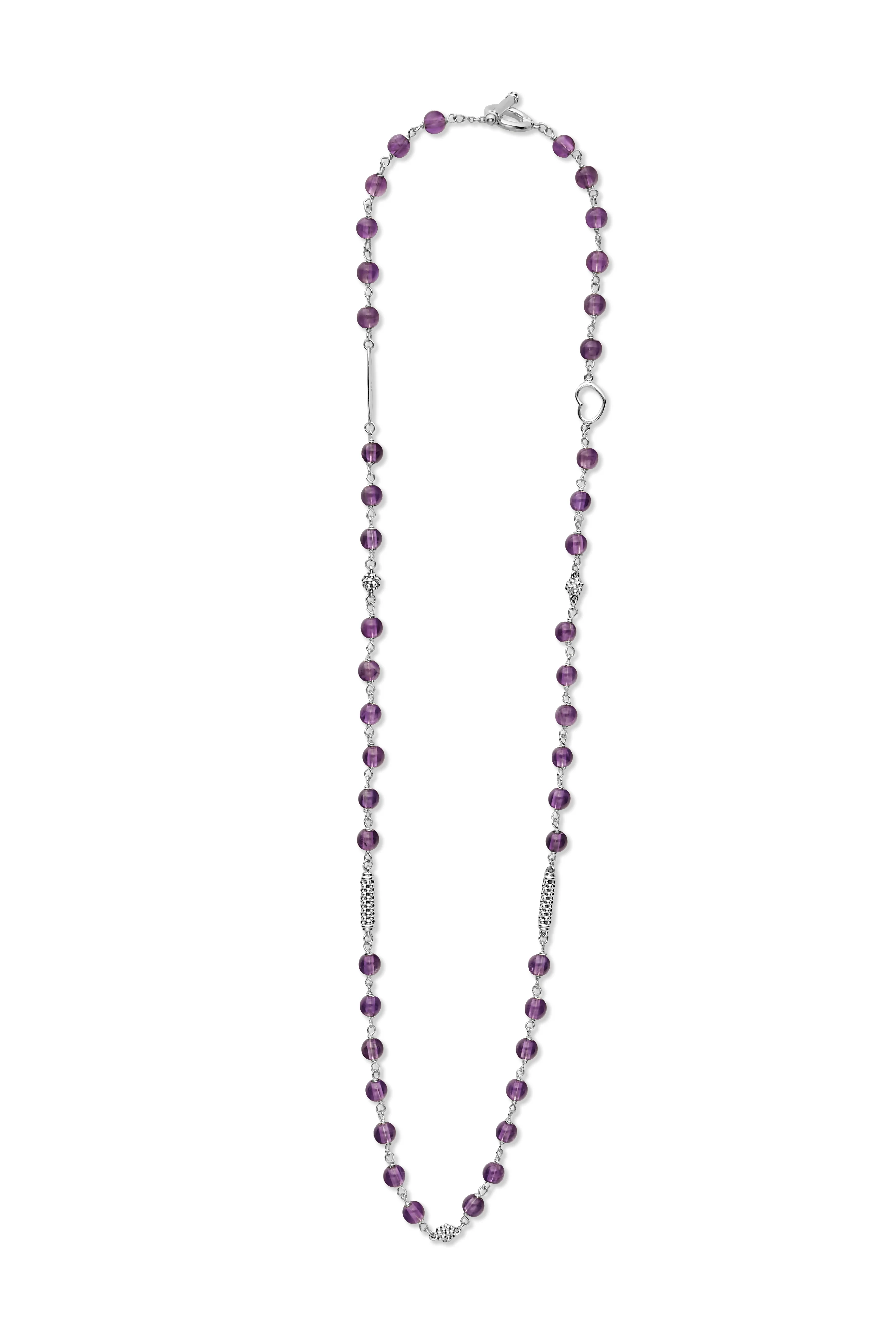LAGOS Caviar Icon Amethyst Beaded Necklace - Image 2