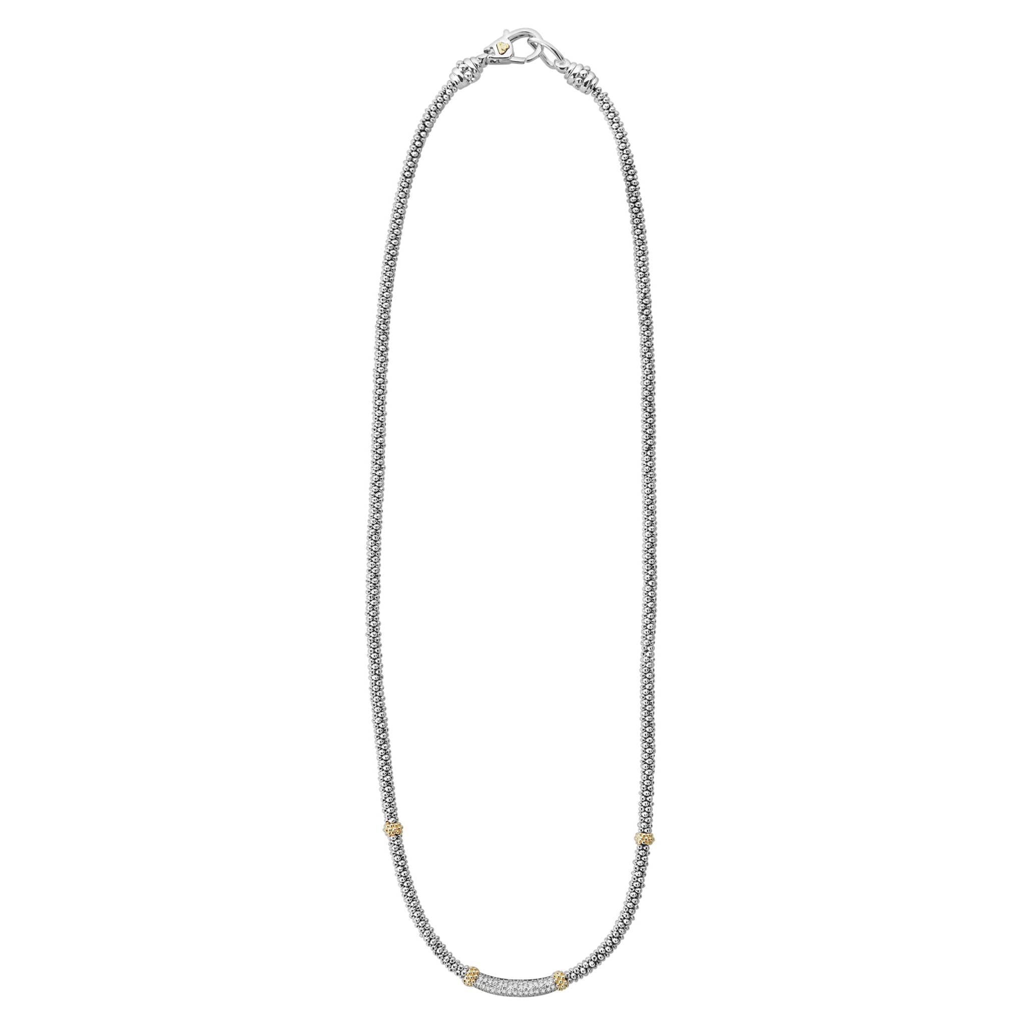 LAGOS Caviar Lux 3mm Diamond Necklace - Image 2