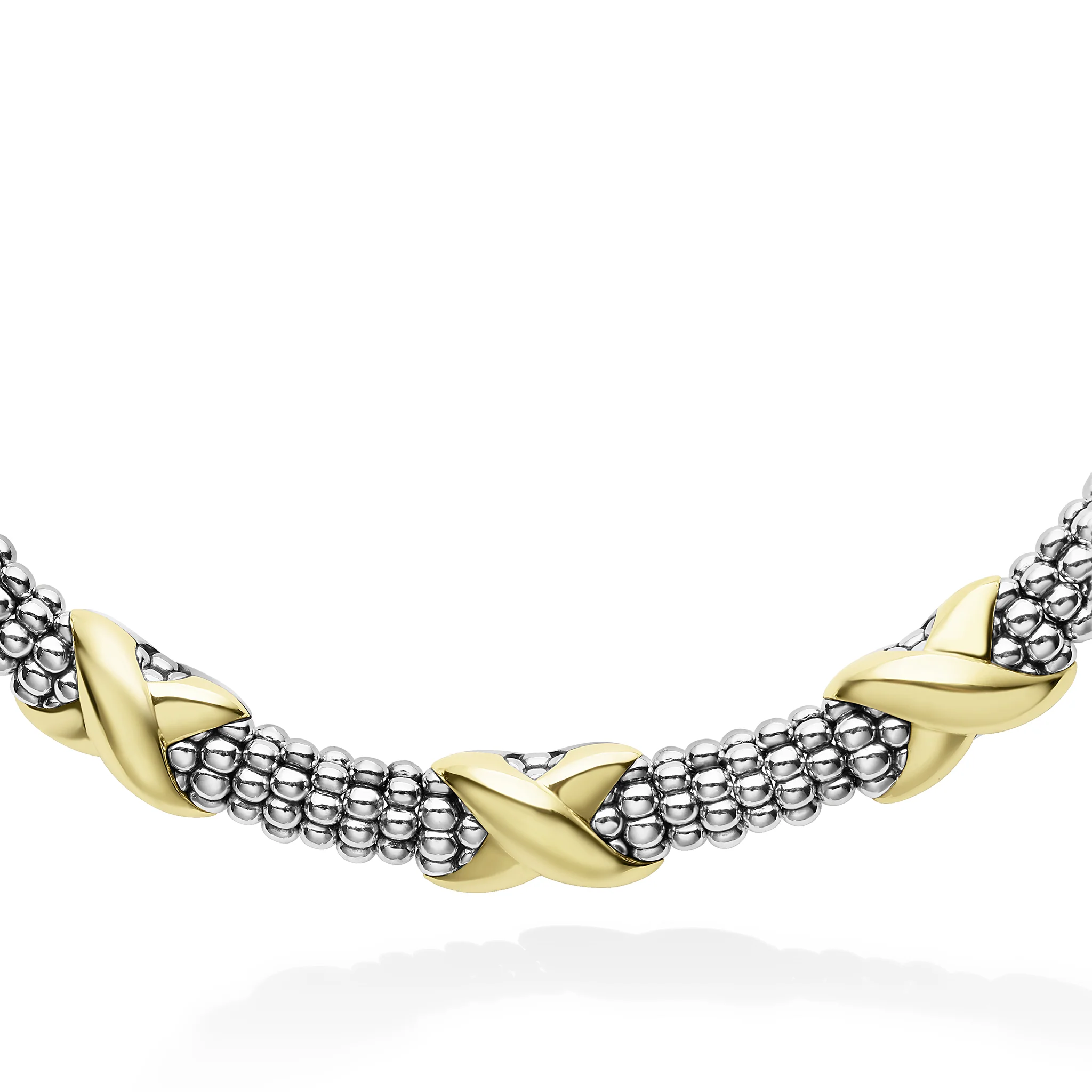 LAGOS Embrace Five Station X Caviar Necklace - Image 4