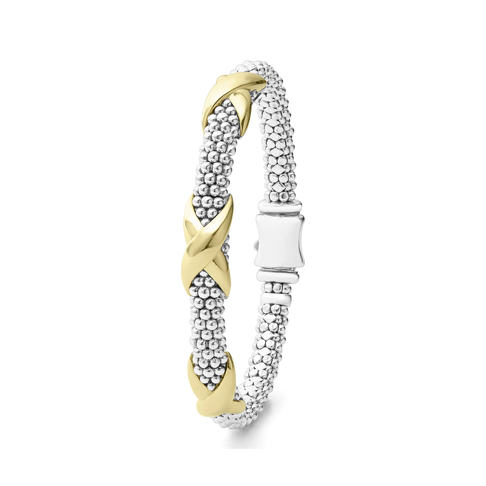 LAGOS Embrace Three Station X Caviar Bracelet, 6mm - Image 3