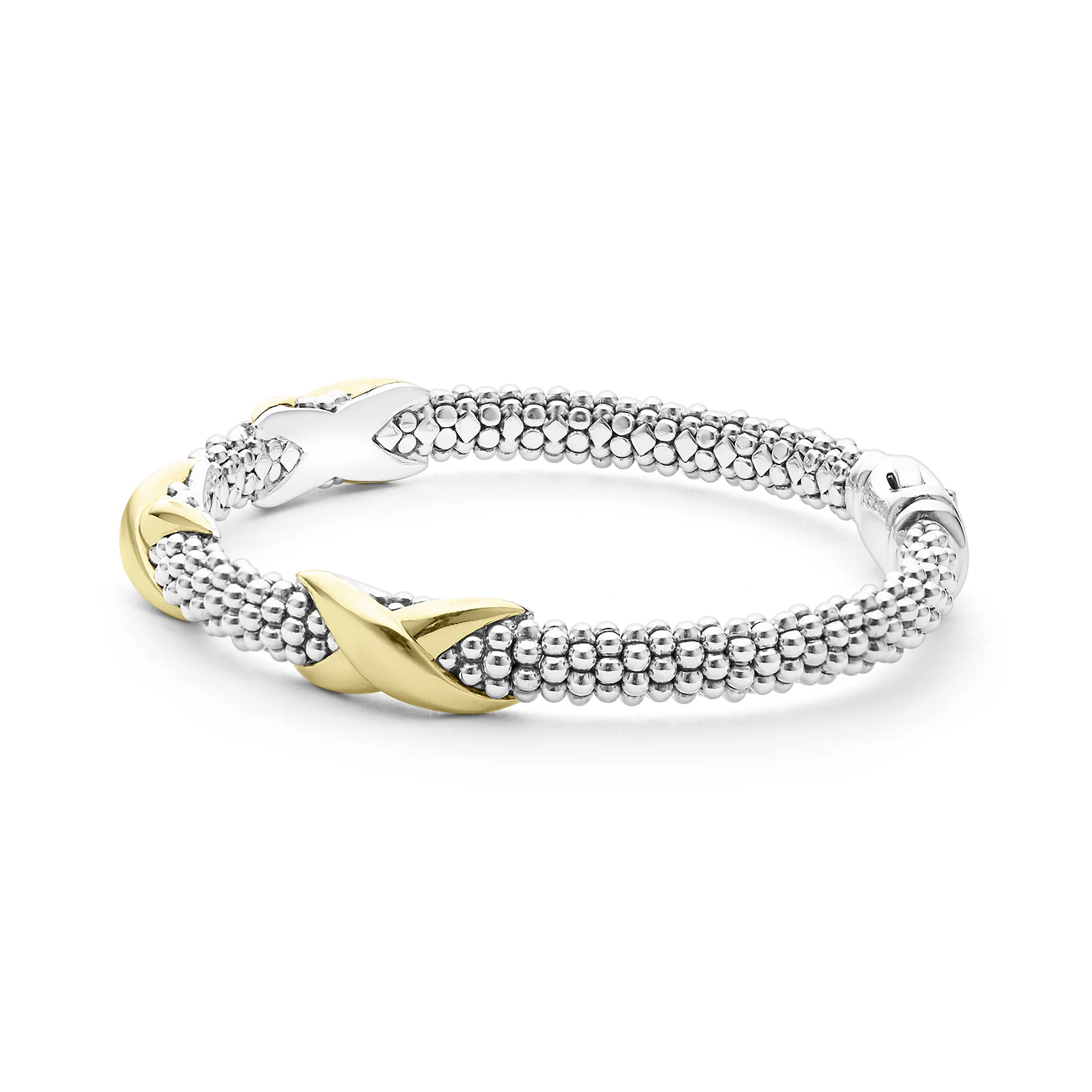 LAGOS Embrace Three Station X Caviar Bracelet, 6mm - Image 4