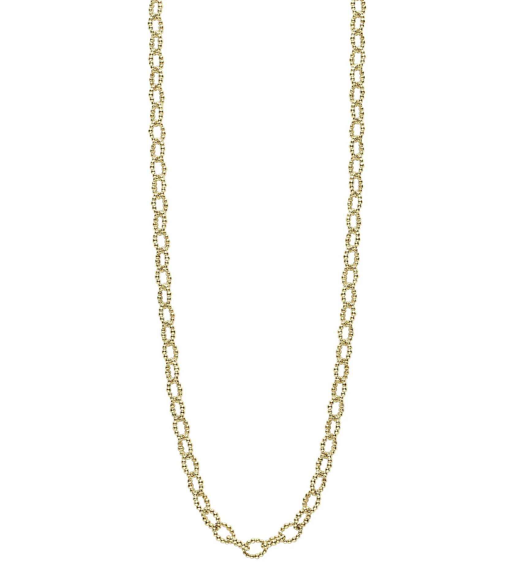 LAGOS Signature Caviar 18K Gold Petite Link Necklace